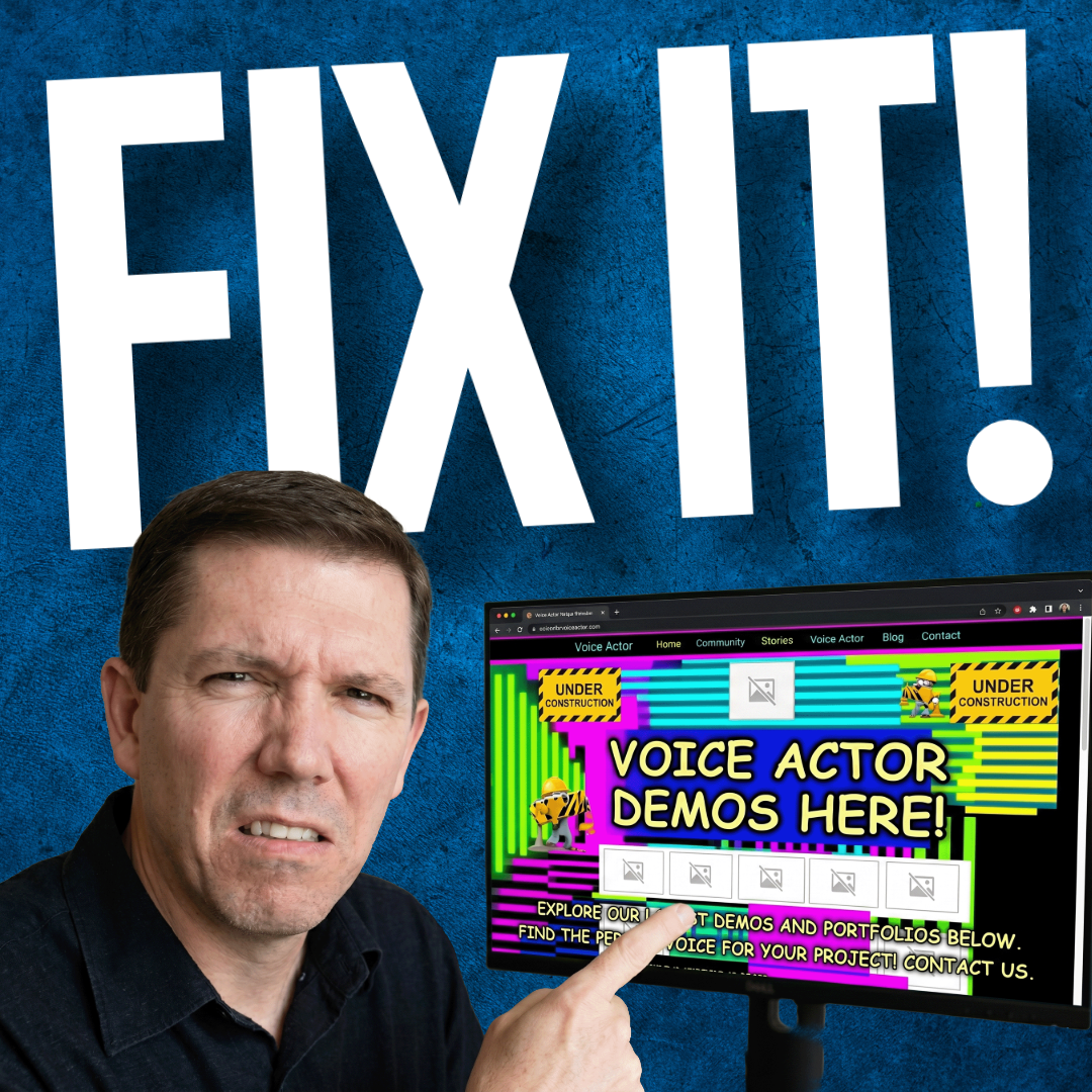 Why Your Website SUCKS! 10 Most Embarrassing VO Website Gaffes