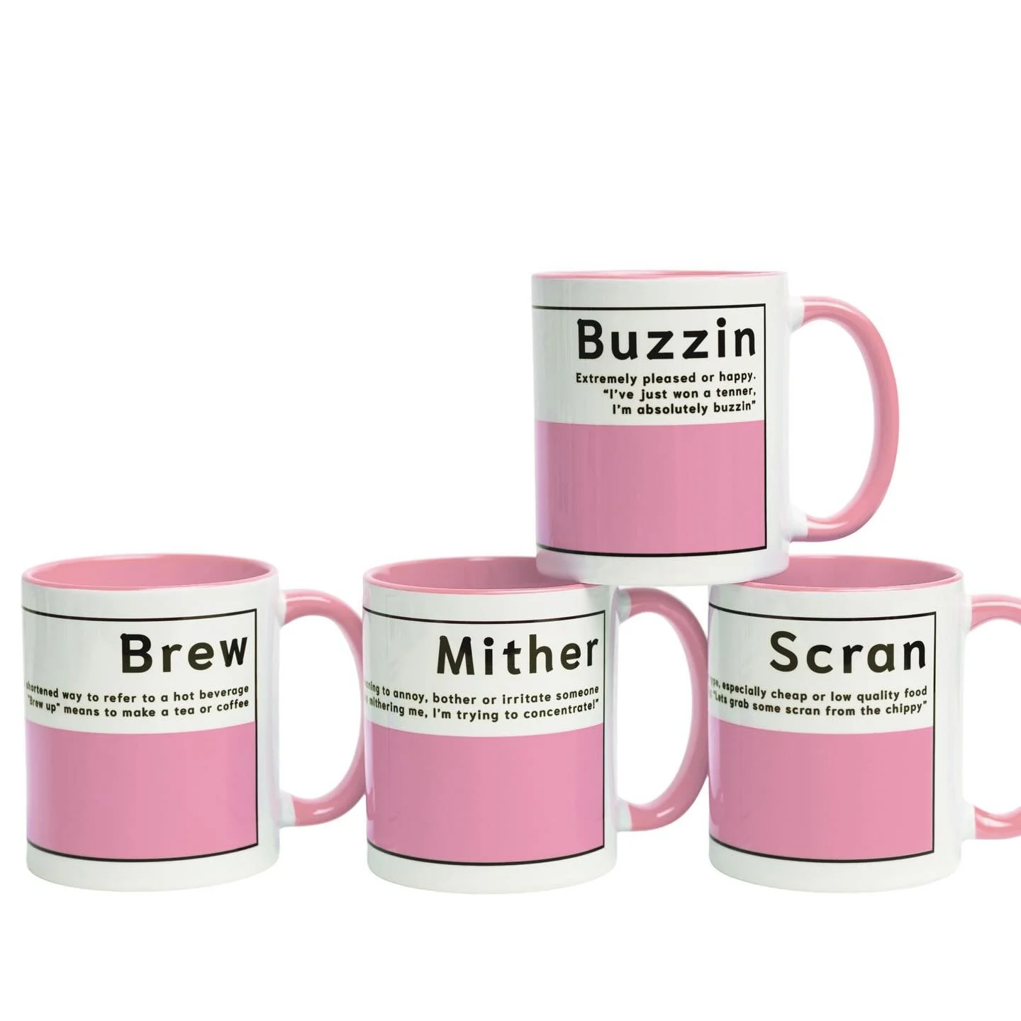 I&rsquo;ve got two new colours in and some new designs too! You can now choose your colours and phrases to coordinate with your office or kitchen!

4 for the price of 3 

No code needed discount automatically applies at checkout.

#manc #scouse #nort