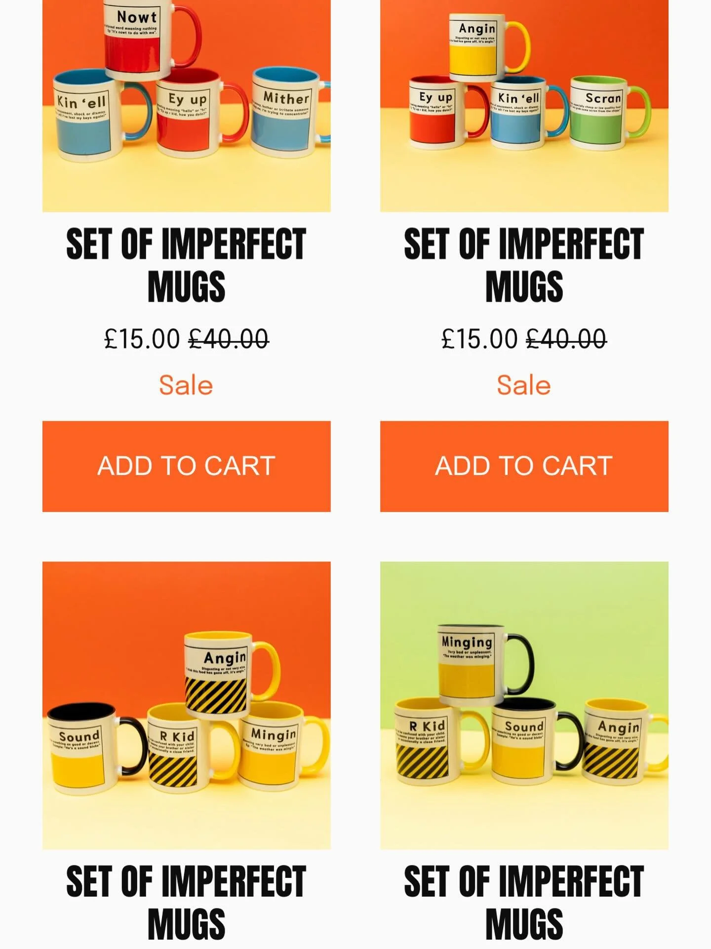 I am moving offices (again!) into a slightly bigger space I&rsquo;m having a huge clear out and I have 60 sets of mugs up for grabs &pound;15 down from &pound;40! slight print imperfections 

Be quick as lots have already gone!

#januarysale #clearan