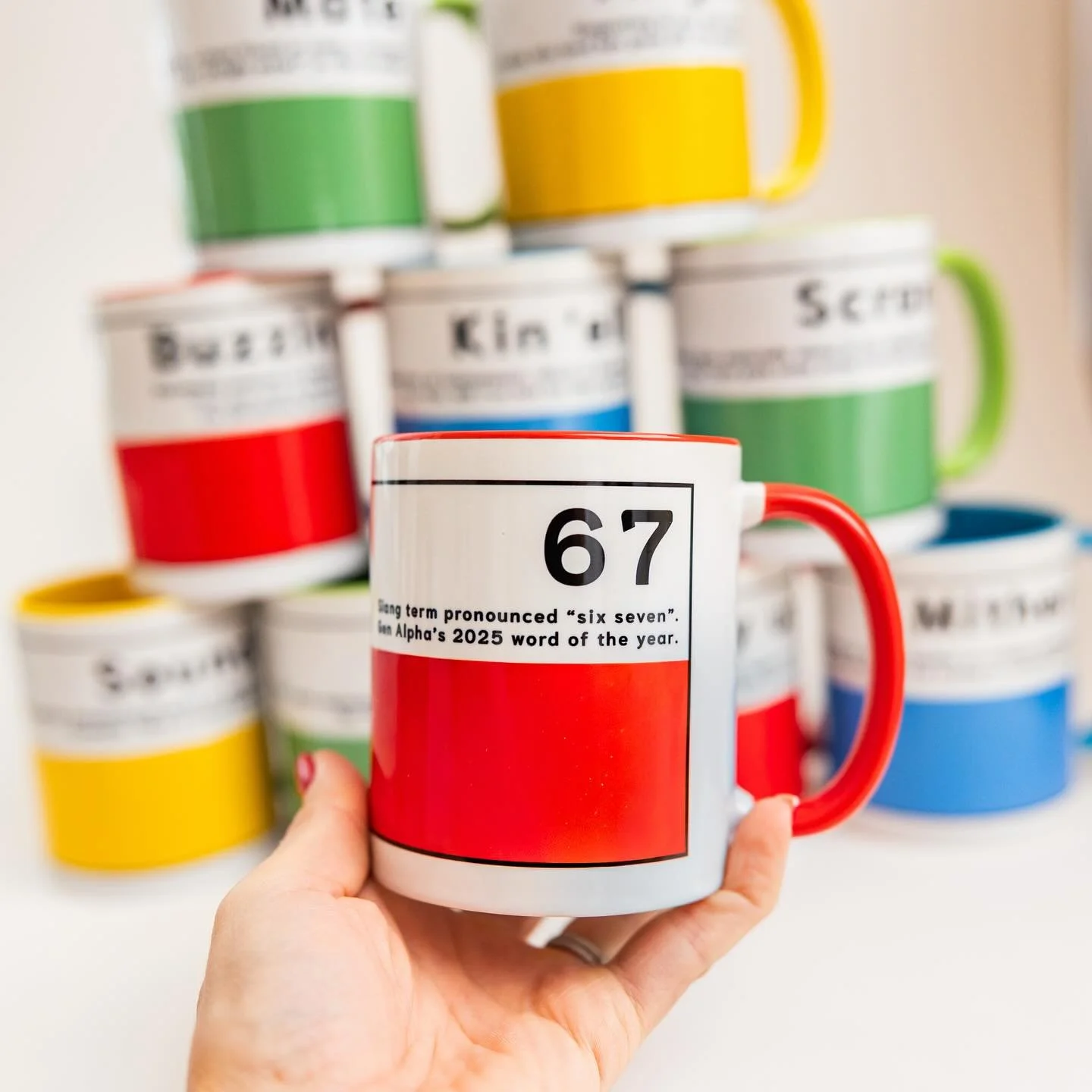 I&rsquo;ve added these to my collection. Perfect stocking filler for your Gen Alpha weird kids 😂 

If you don&rsquo;t understand what this is think yourself lucky. SIIIXXXX SEVENNNNN

https://www.kellyclarkephotography.com/shop/p/northernphrasesmugs