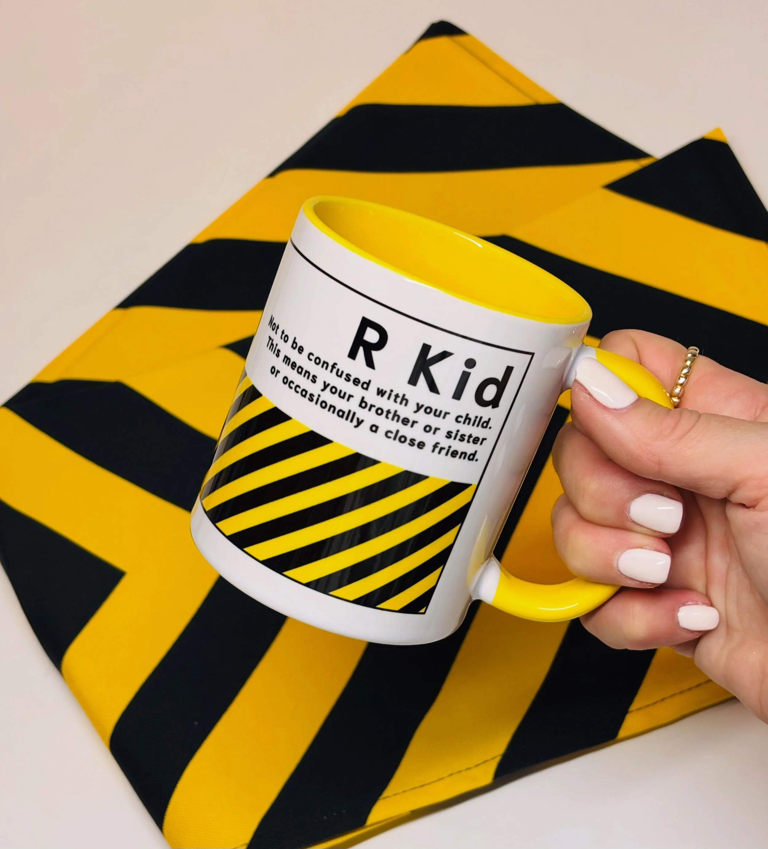 R Kid, but make it giftable 💛🖤

Manchester mug + matching tea towel for just &pound;15, because nothing says &ldquo;I know you too well&rdquo; like a brew, a bit of banter and a very Manc kitchen accessory.

Perfect for birthdays, housewarmings, Fa