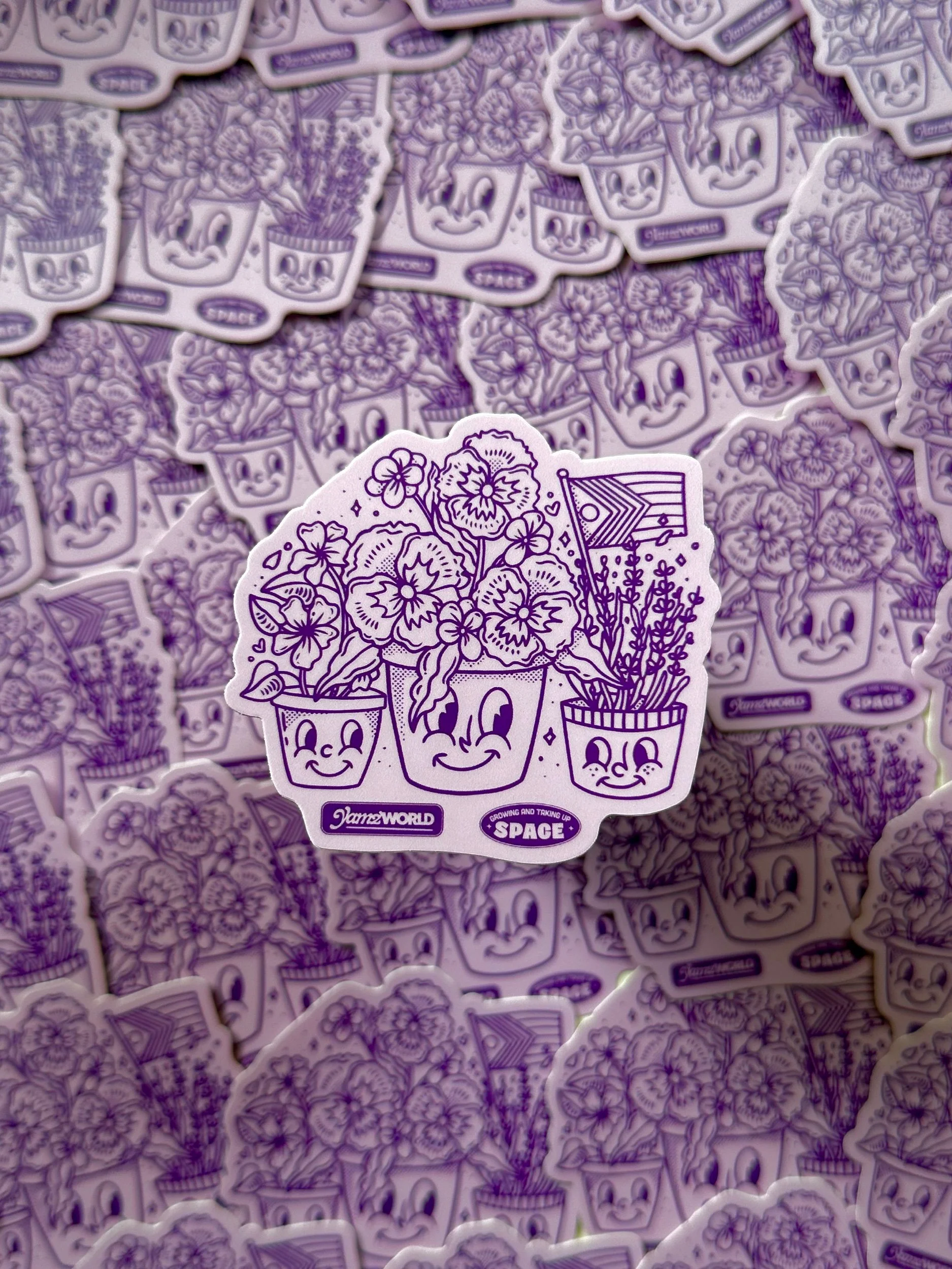 Queer Visibility Stickers High Quality Vinyl Sticker — BRAYAN MONTES