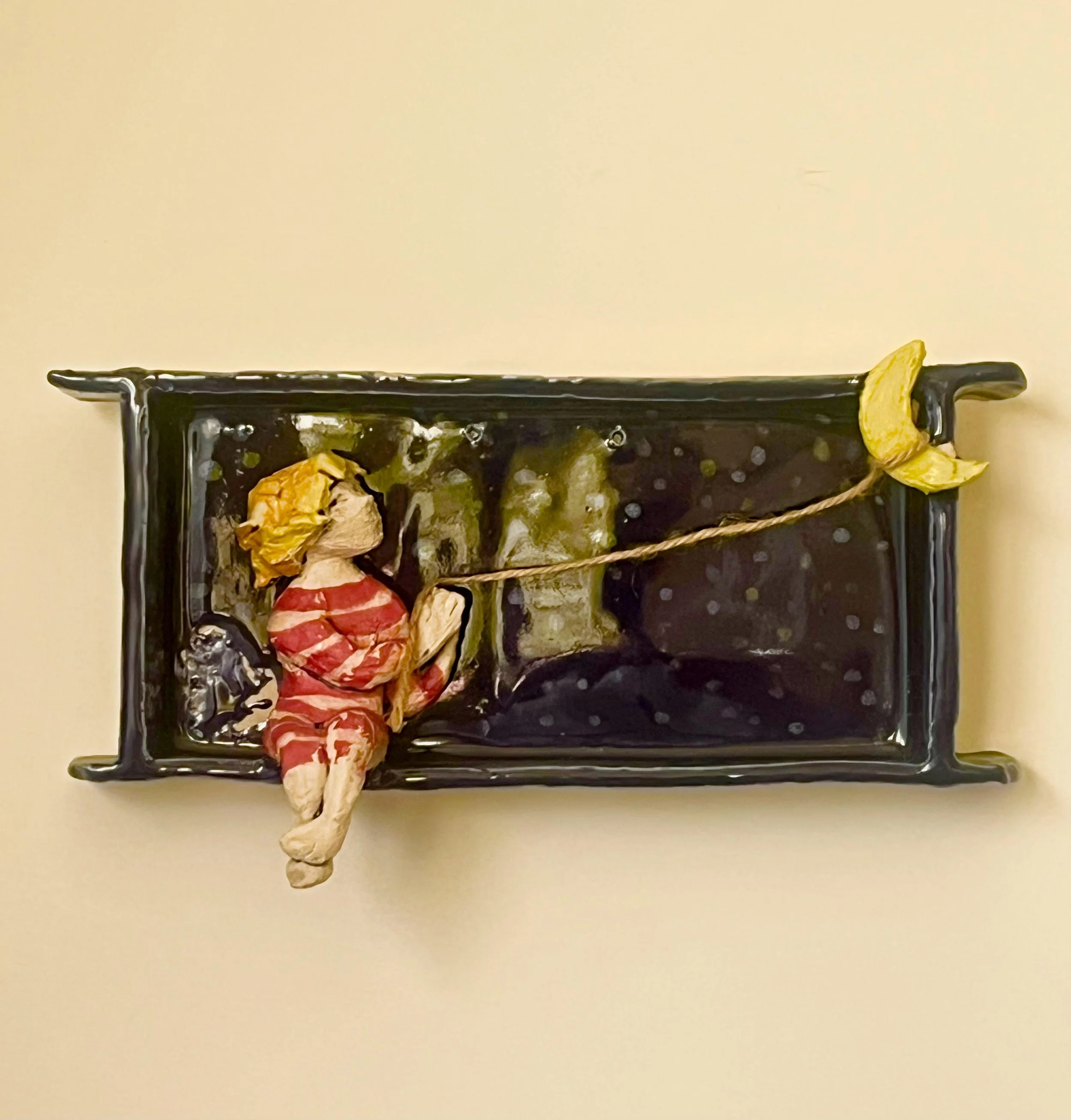 My Little Prince | 
12”L x 3.75”D x 5.5"H |
White Stoneware with Glaze  | 2024 | $750