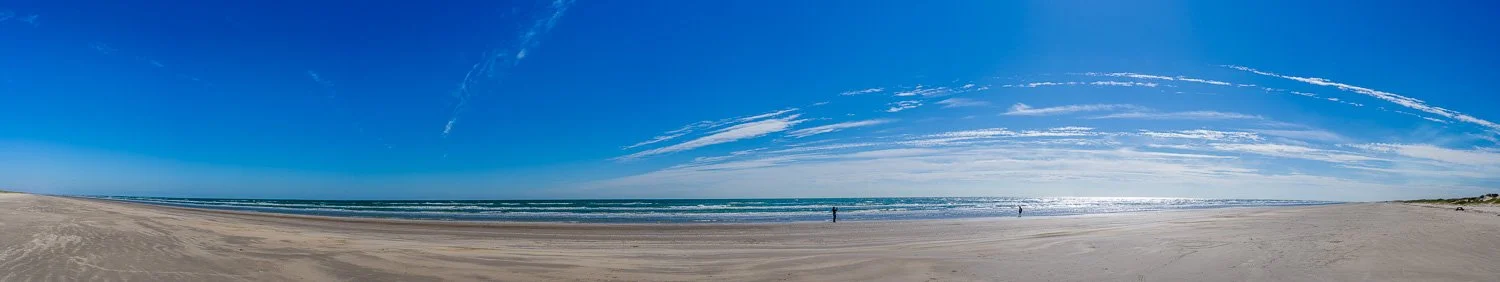 70 miles of beach on Padre Island, Texas