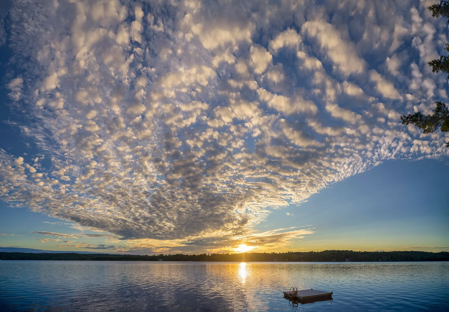 Sunset Coming Auburn Maine