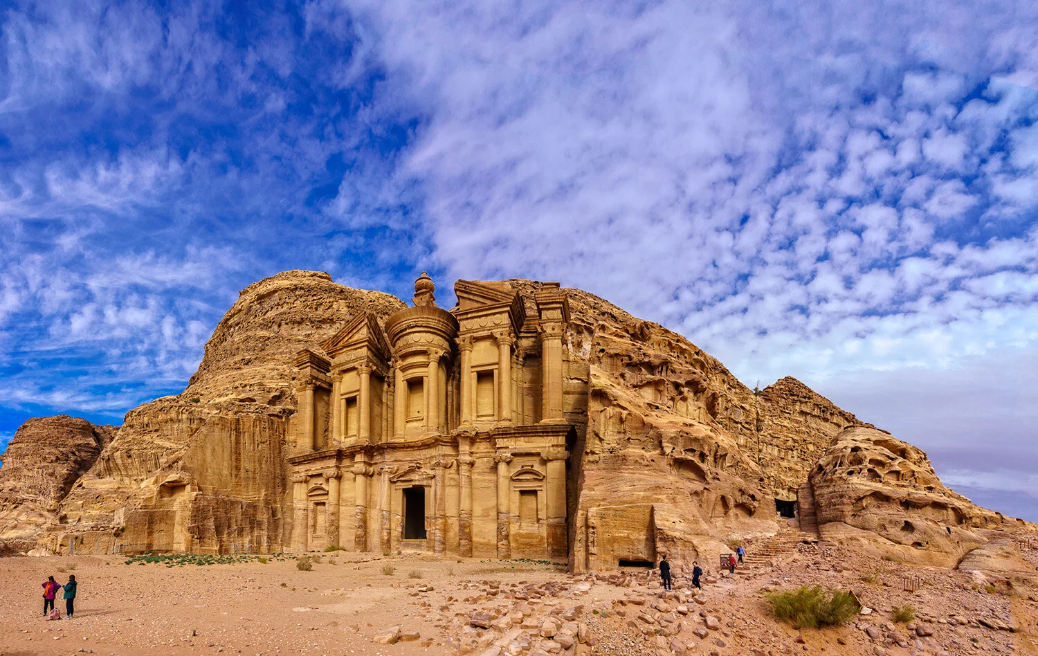  The Monastery (Ad Deir) in Petra, Jordan. 