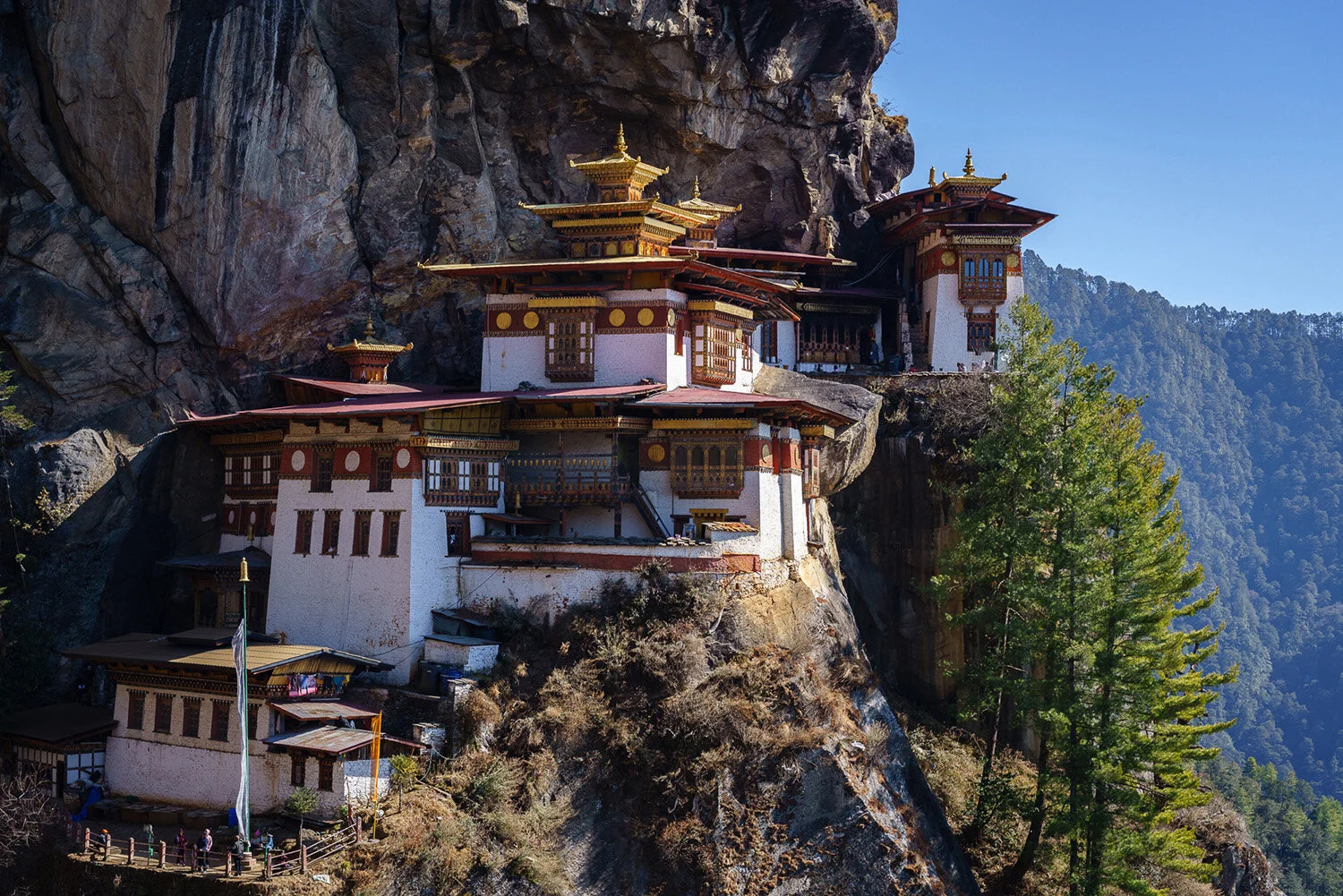  Taktshang Lhakhang, or TIger’s Nest Monastery in Bhutan. 