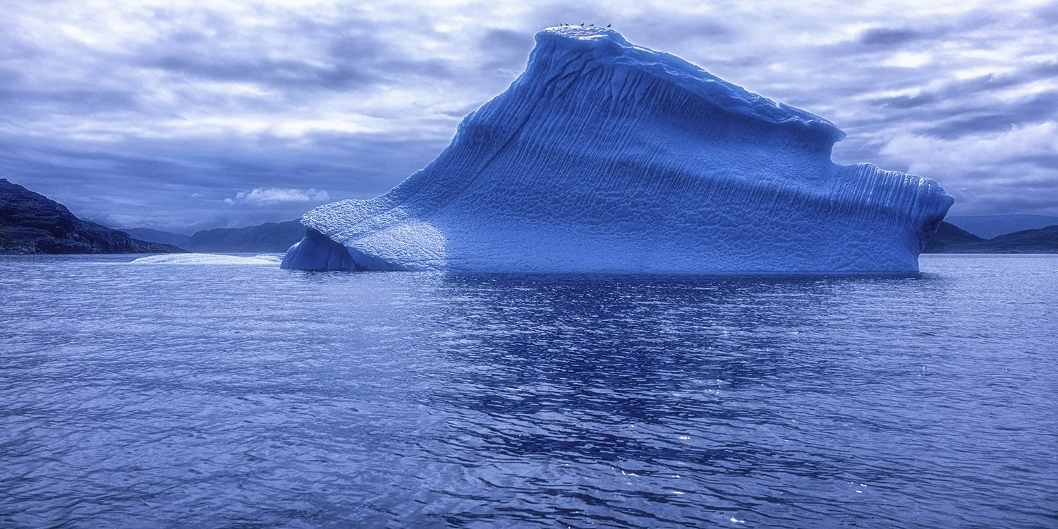 Iceberg in Qaqortoq Harbor, Greenland