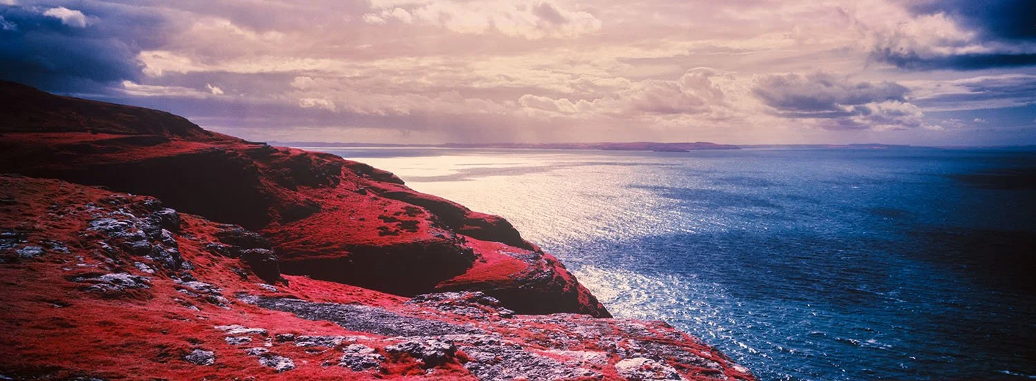 Infrared View Llandudno Wales Irish Sea