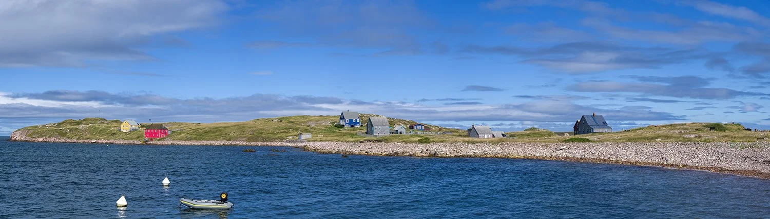 Ile Aux Marins in Saint Pierre Miqueleon French Archipelago near Newfoundland.