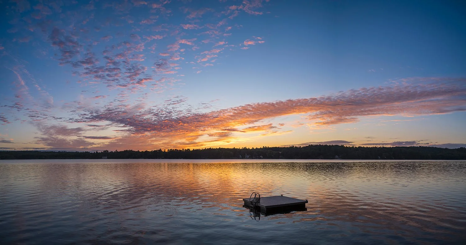 Sunset Auburn Maine
