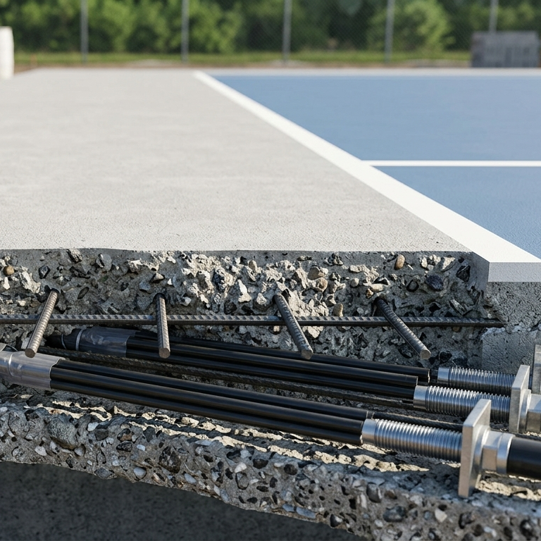 Post-Tension vs Standard Concrete Court Bases: Which Lasts?