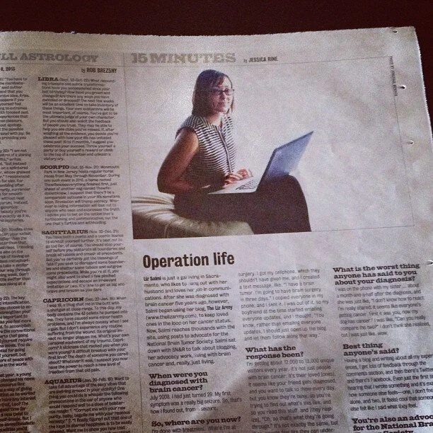 Local news article: Operation life