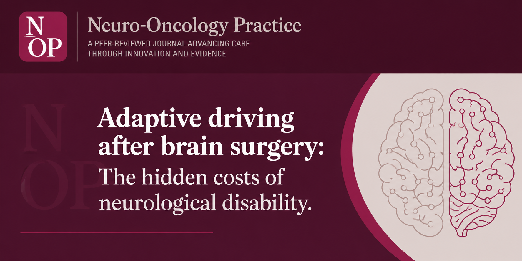Adaptive Driving After Brain Surgery: The Hidden Costs of Neurological Disability