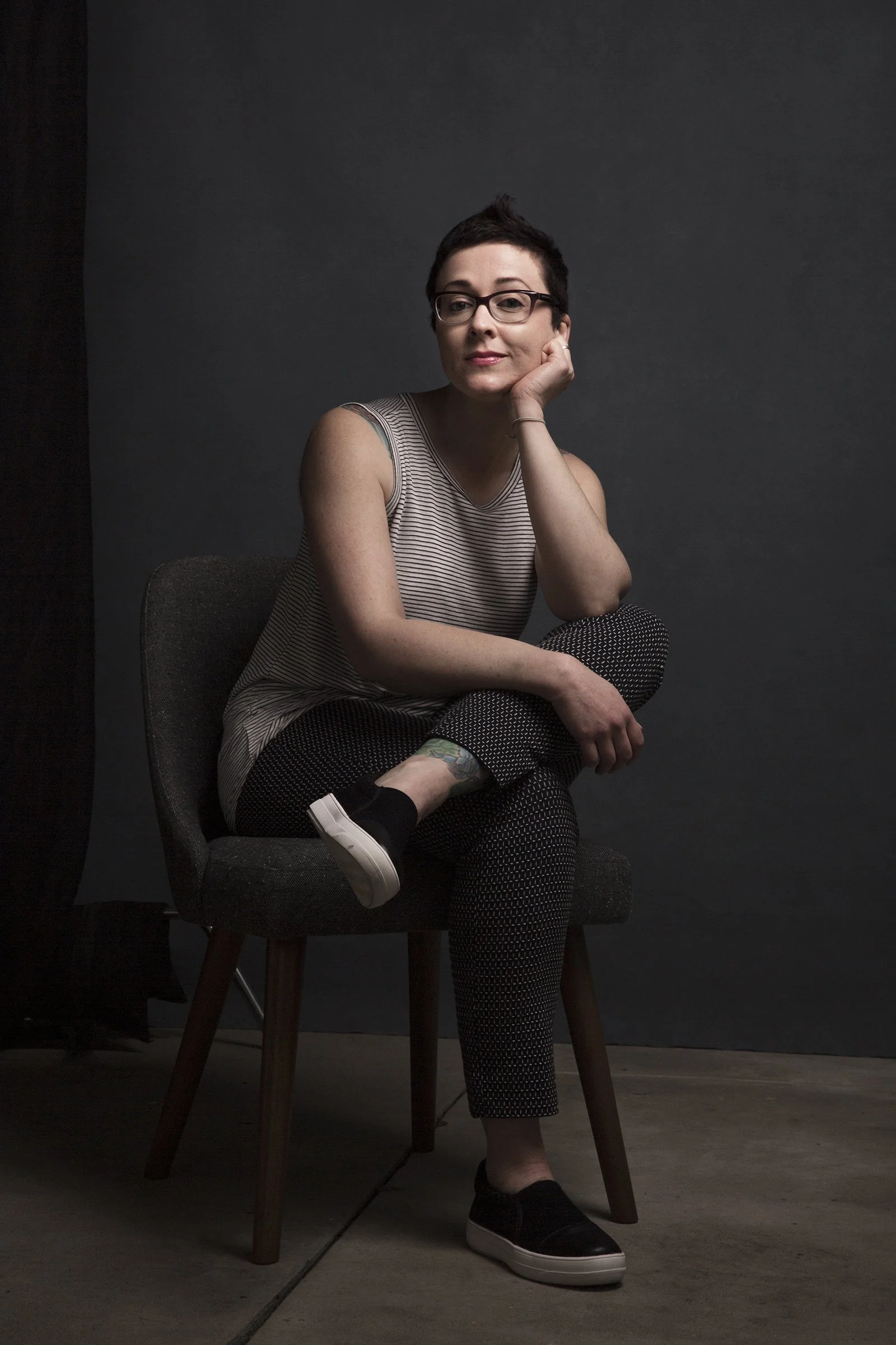 Liz Salmi, as photographed by Kyle Monk for Comstock's magazine, 2017