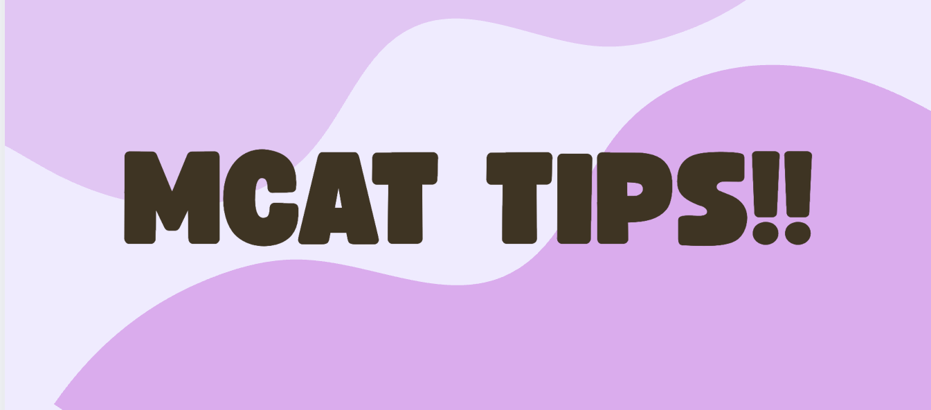 MCAT Tips