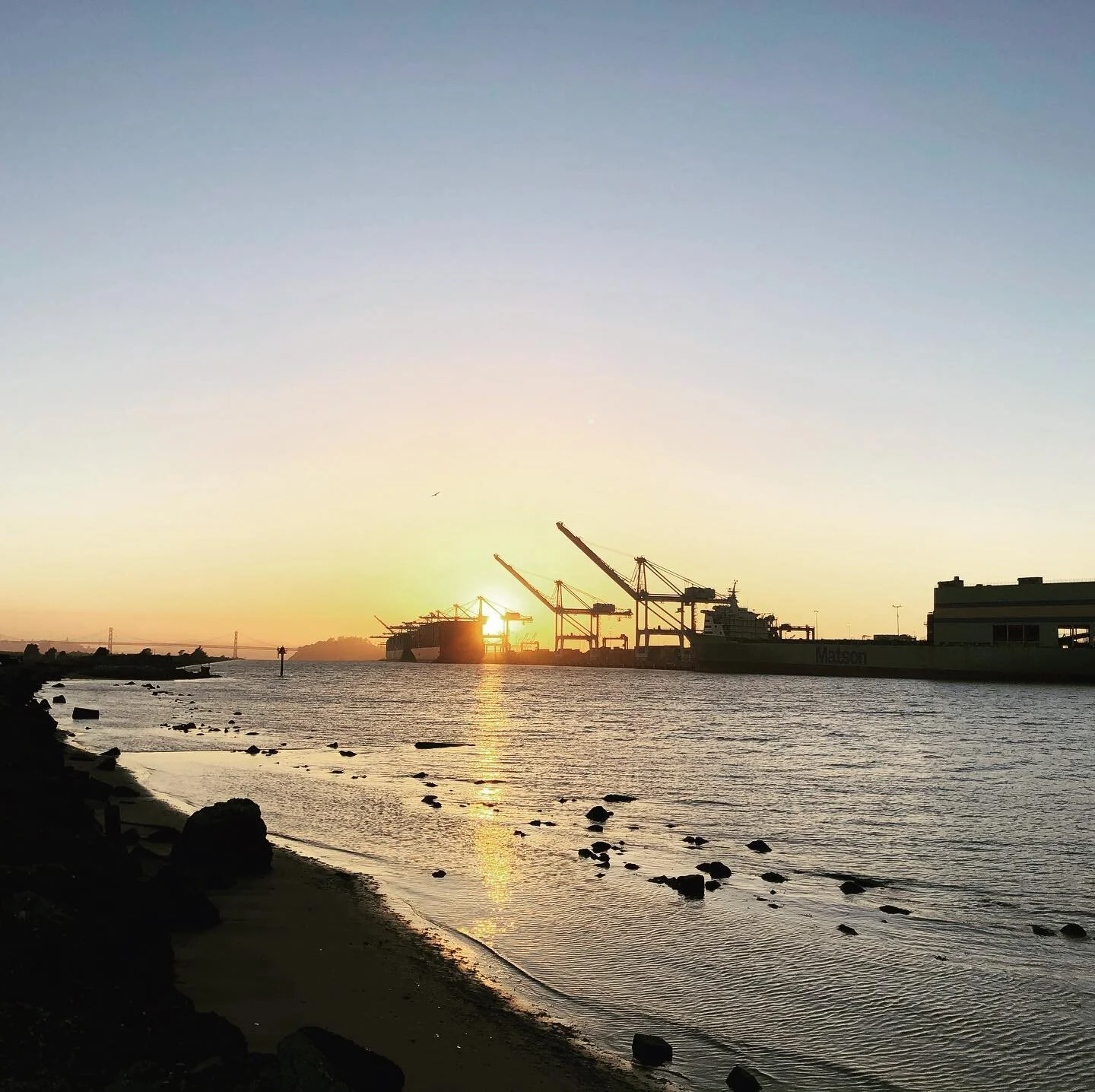 Sitting on the dock of the bay.