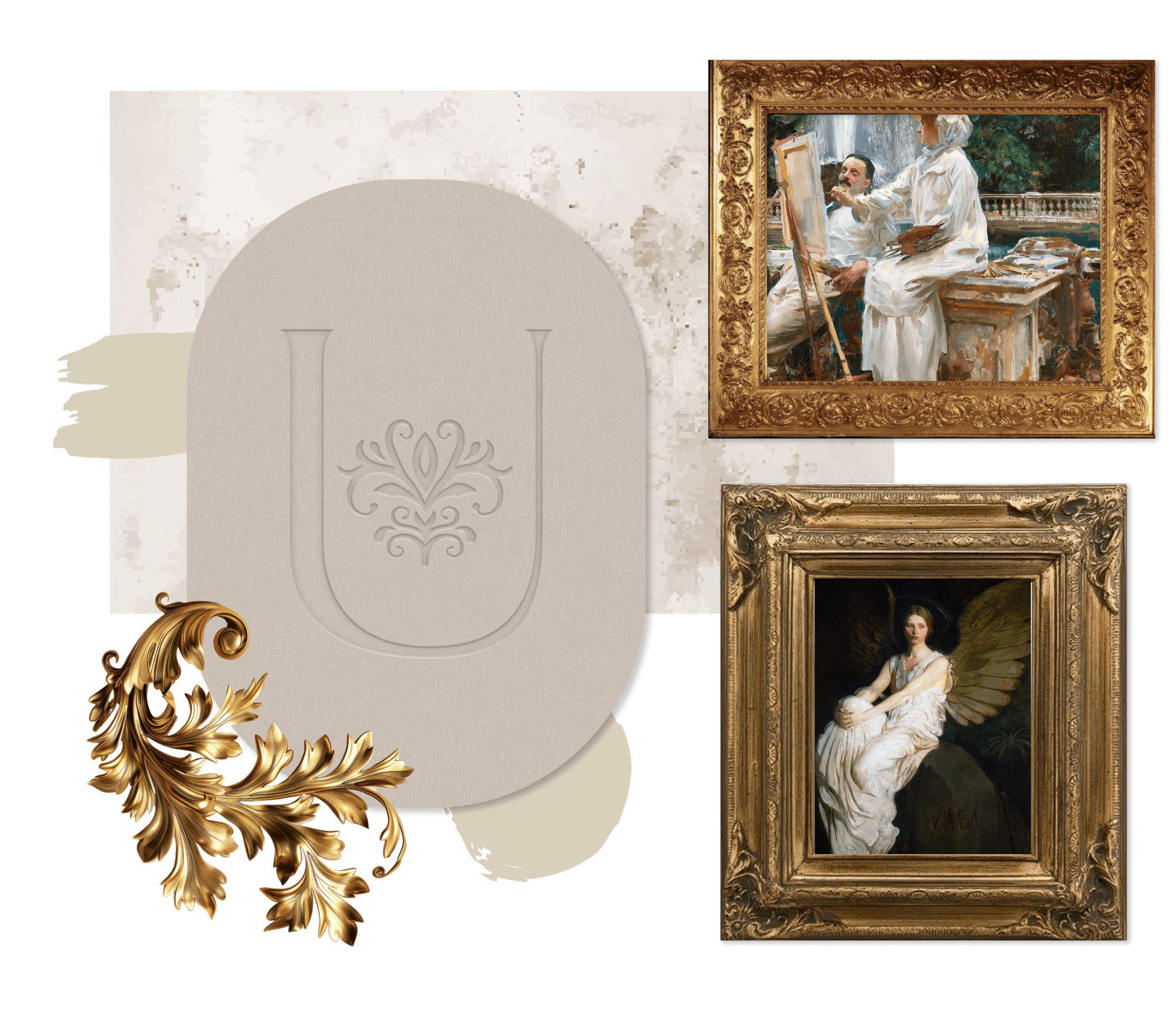 Branding mockups for Luminis, showing the visual identity and mentoring work created for a heritage restoration and conservation brand