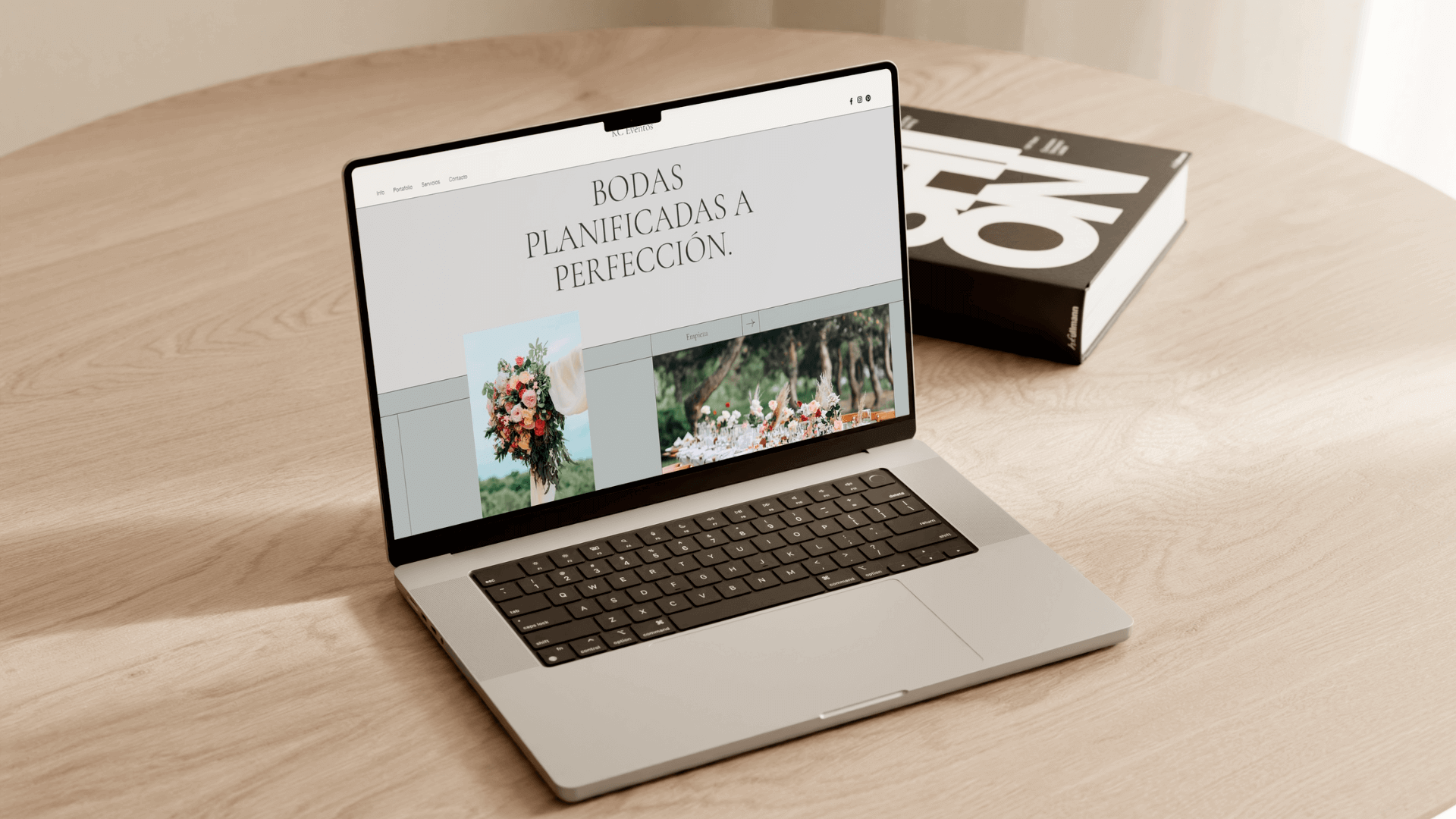 Showcase of a Squarespace website designed for wellness and creative professionals, highlighting clean structure, functionality and user-centred design.