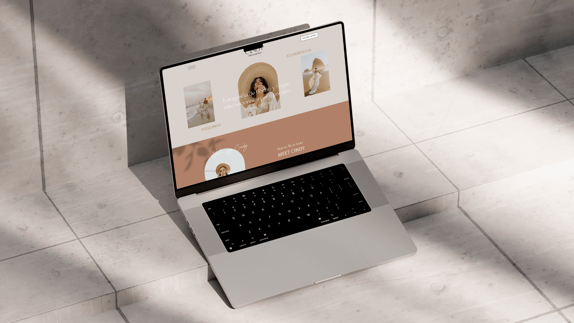 Second example of a Squarespace website created for wellness and creative businesses, demonstrating strategic layout and visually cohesive design.