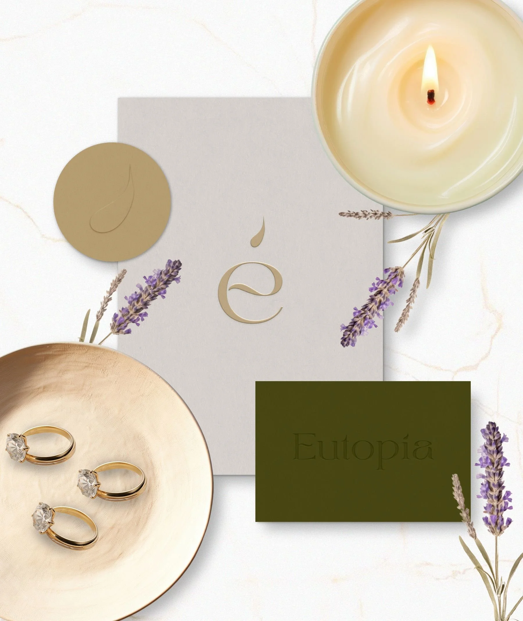 Hero image for Eutopía brand case study, showcasing handcrafted home and lifestyle pieces designed for calm and intentional living