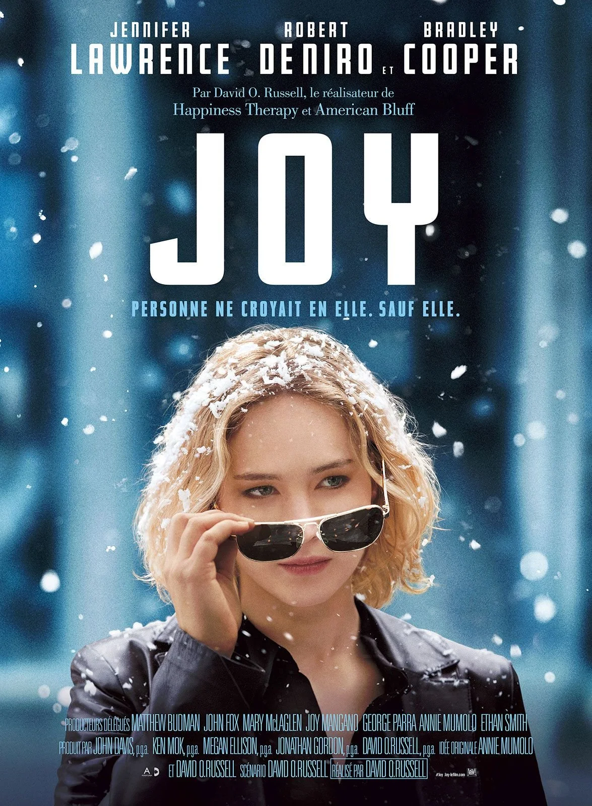 A moment from the film “Joy”, included for its inspiring portrayal of perseverance, creativity and the courage to rebuild.