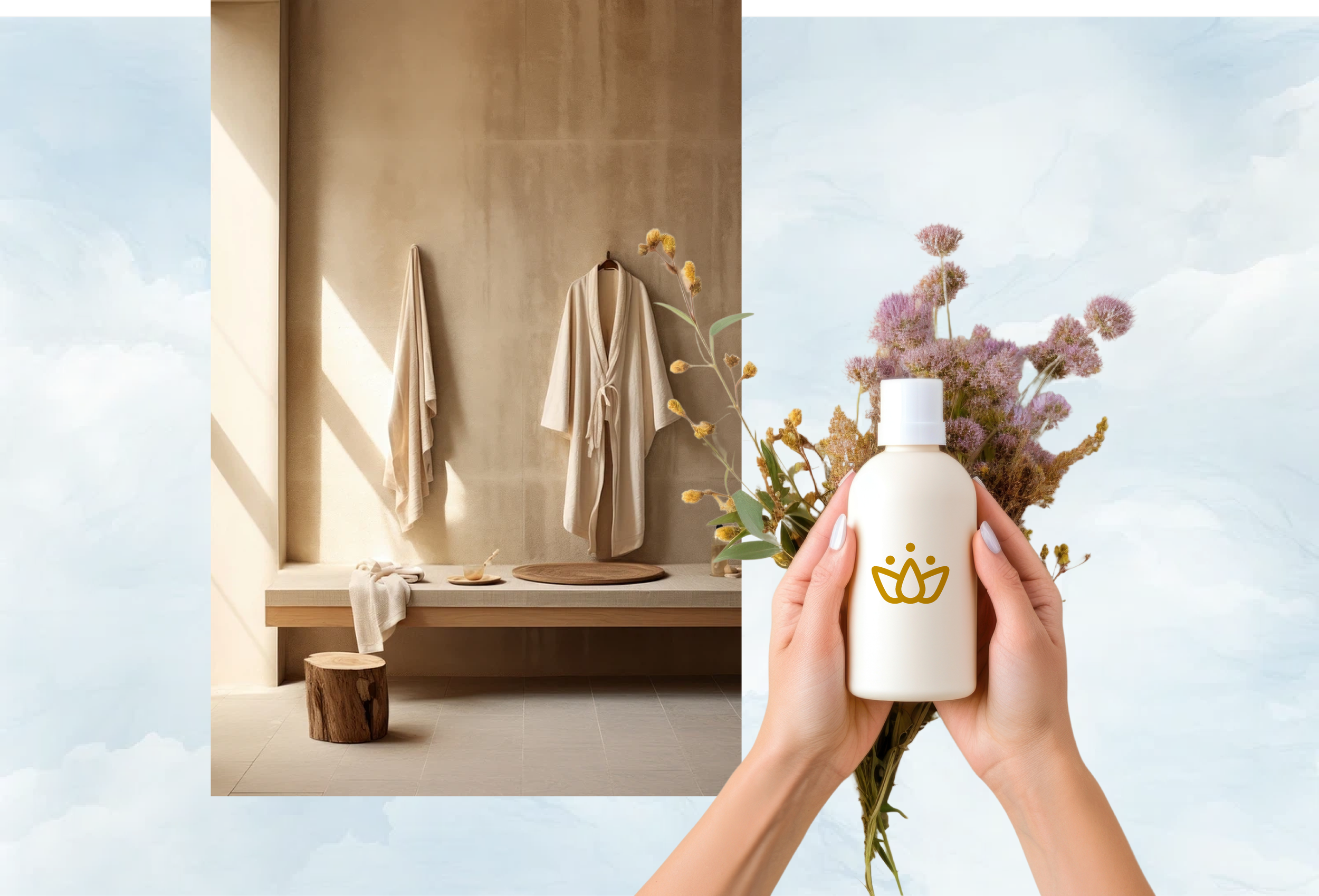 Visual outcomes from a strategic creative project for Mariuxi Carrera, an image, style and spa brand centred on wellness and rejuvenation