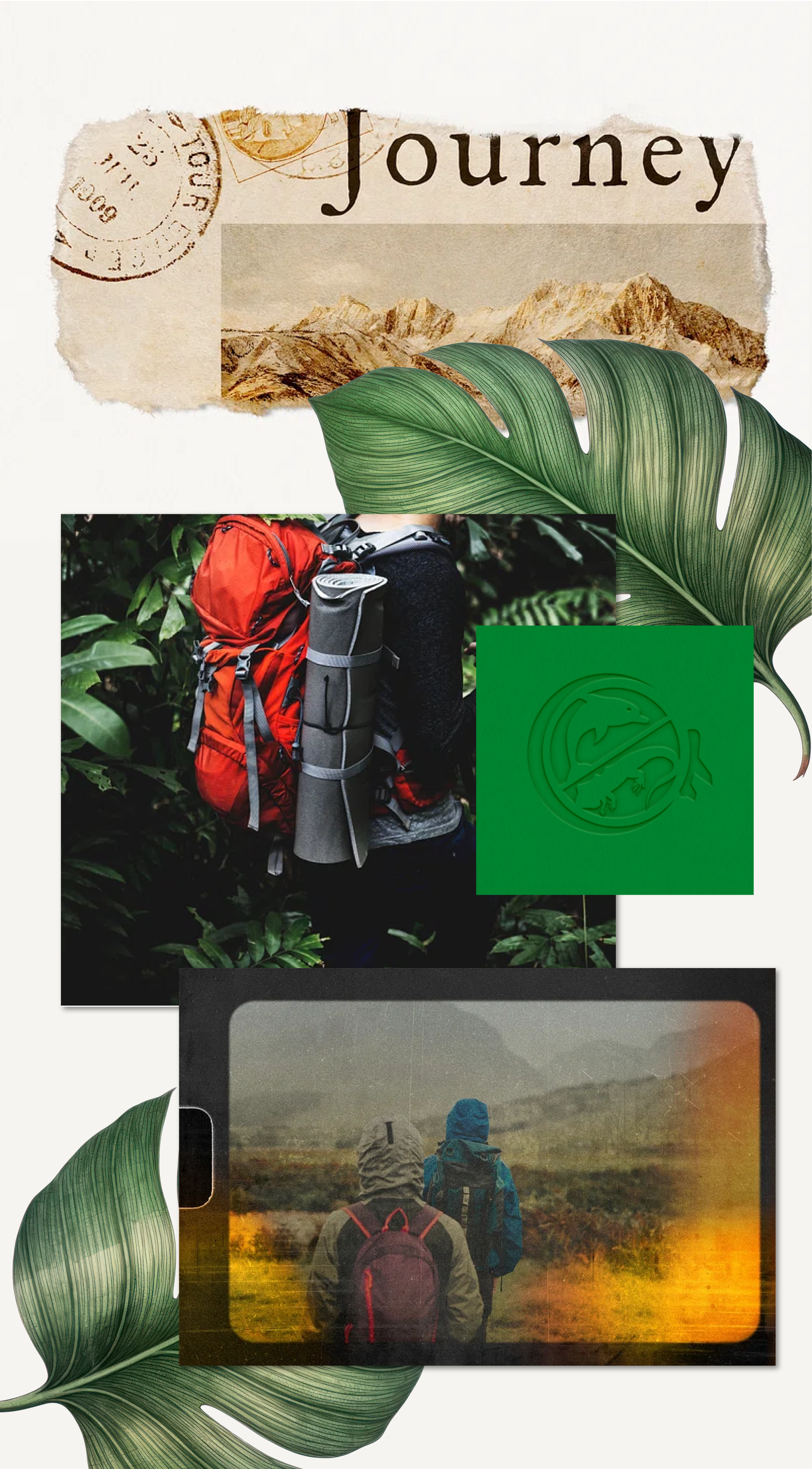 Brand visuals and strategic assets developed for Galand Tours, an ecotourism agency focused on sustainability and authentic travel experiences