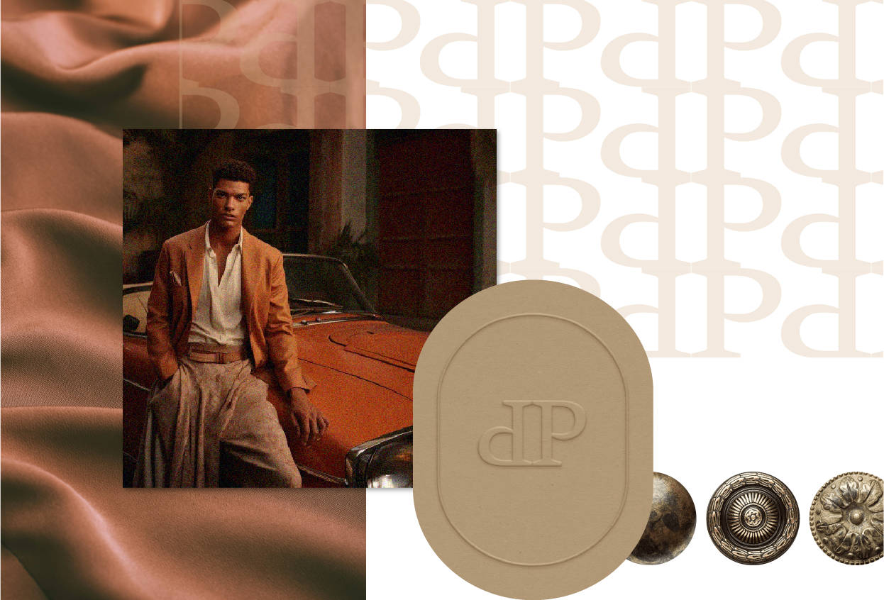 Brand visuals and digital assets created for Pietro Pagani, an Italian haute couture tailor specialising in made-to-measure craftsmanship