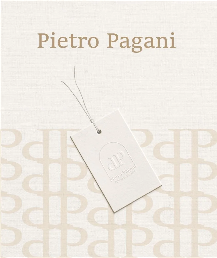 Brand visuals and digital assets created for Pietro Pagani, an Italian haute couture tailor specialising in made-to-measure craftsmanship
