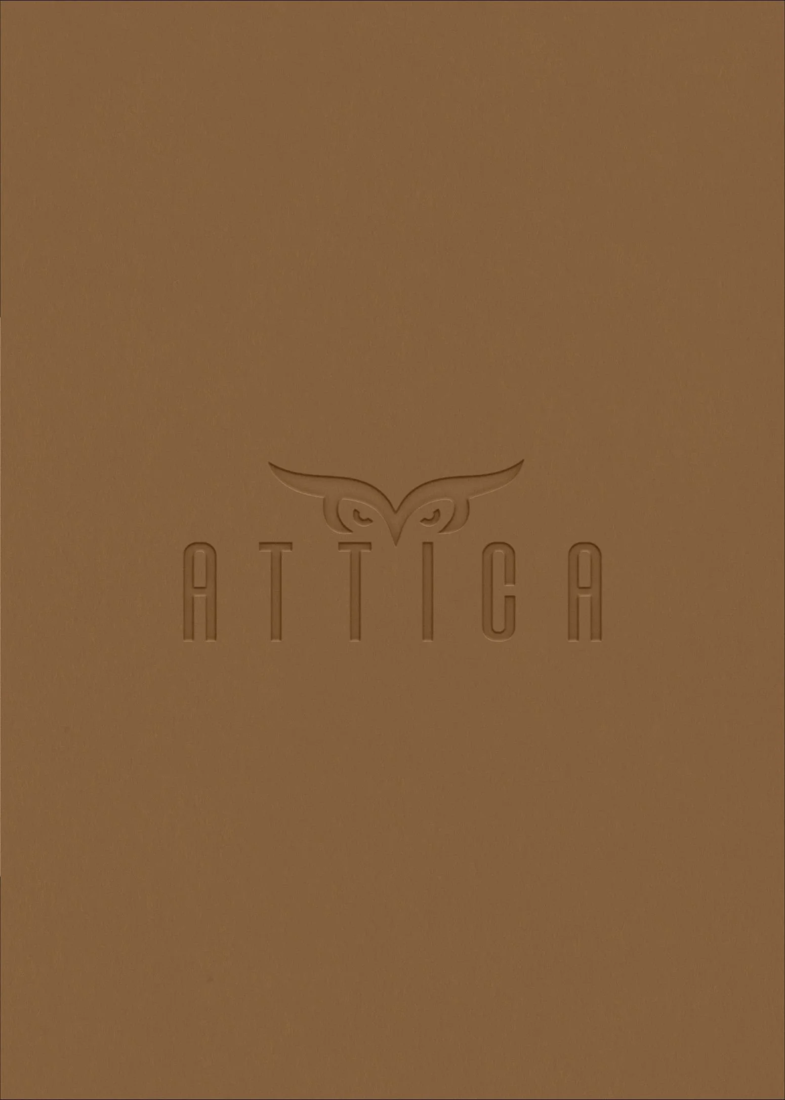 Brand identity applications and visual mockups for Attica, a rooftop club with a refined nightlife concept.