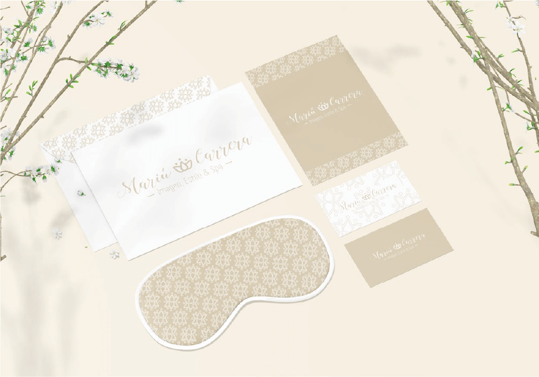 Visual outcomes from a strategic creative project for Mariuxi Carrera, an image, style and spa brand centred on wellness and rejuvenation