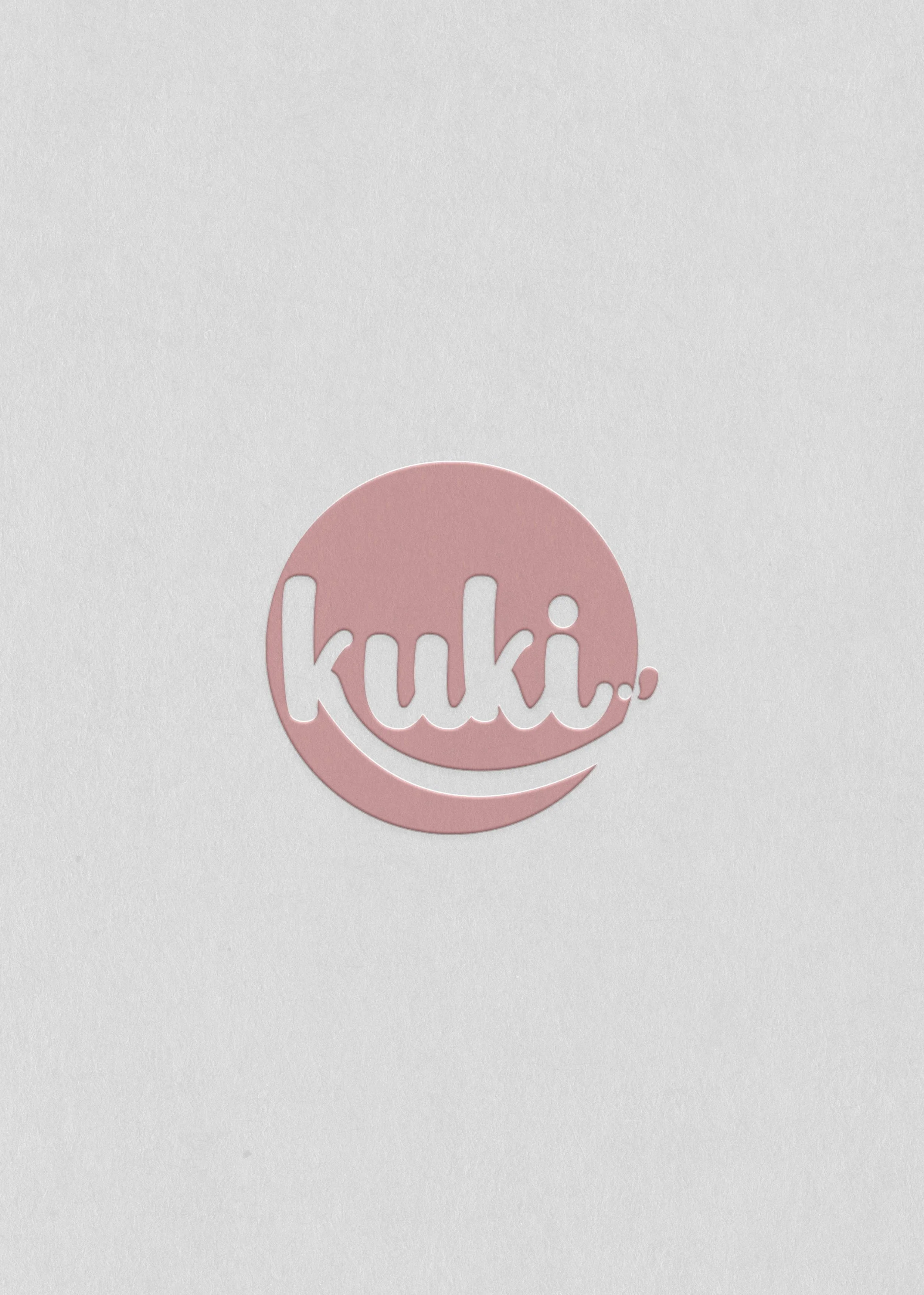 Branding mockups for KUKI, highlighting Clarity Audit, Branding Kit, and 1:1 Mentoring for organised and harmonious study spaces