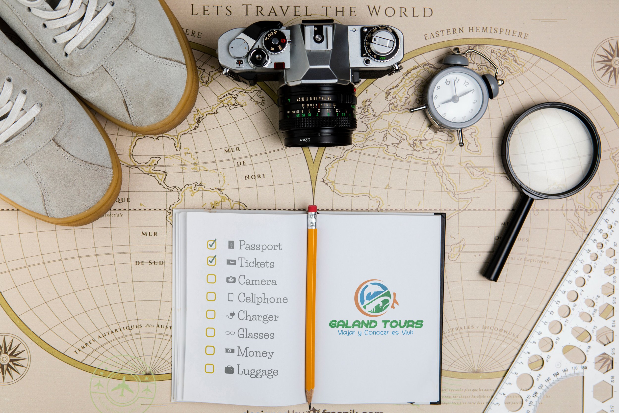 Brand visuals and strategic assets developed for Galand Tours, an ecotourism agency focused on sustainability and authentic travel experiences