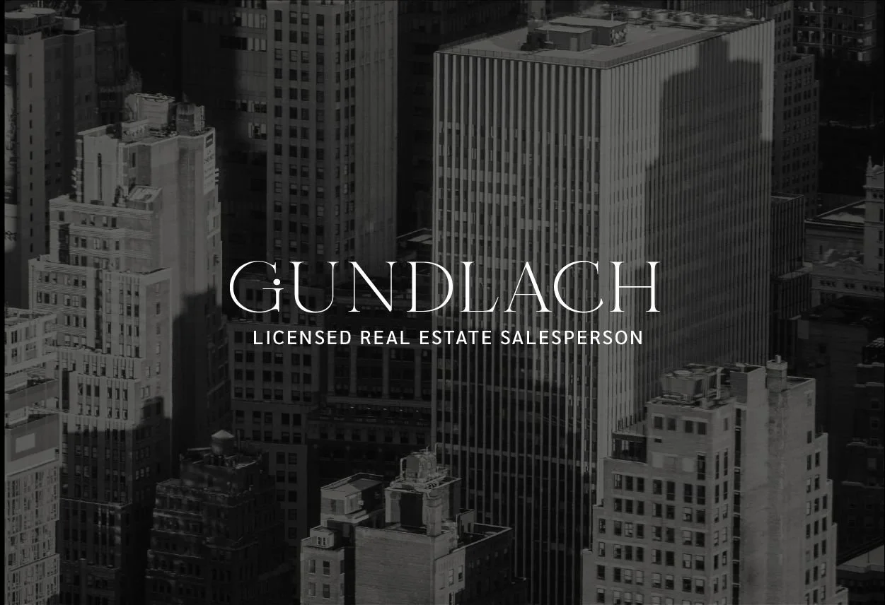 Brand visuals and digital assets created for Mónica Gundlach, a real estate personal brand designed to communicate trust, professionalism and approachability