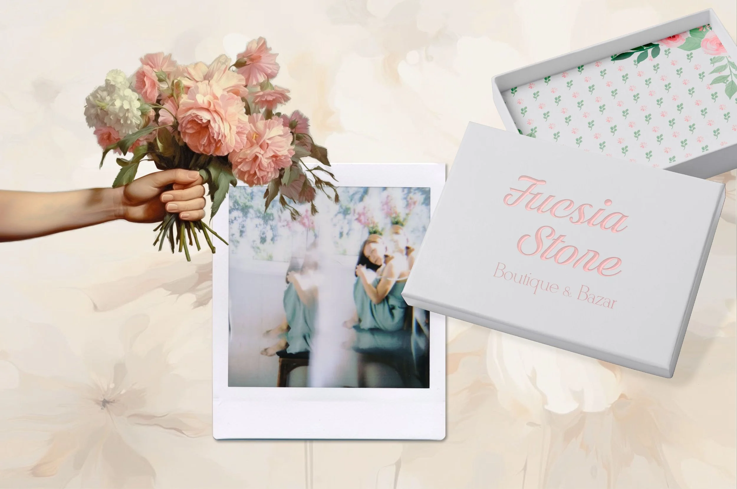 Visual outcomes from a strategic creative project for Fucsia Store, a women’s fashion and lifestyle brand