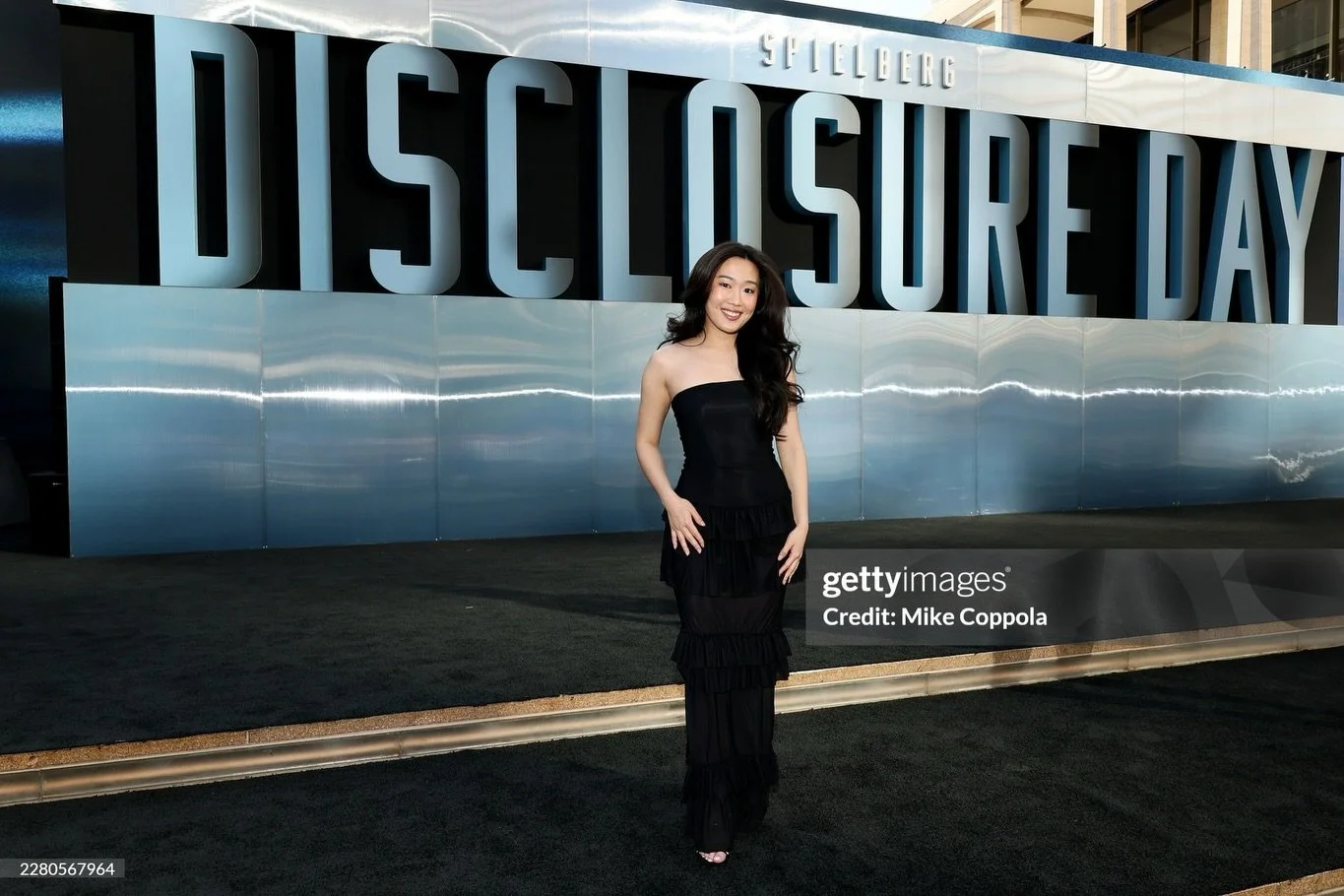 @disclosureday out in theaters on June 12, 2026 🛸 

Photo credits @mlcoppola @agofoto 

#DISCLOSUREDAY

Dress @aniyeby 
Nails @25resortgroup @lunulasalonnyc