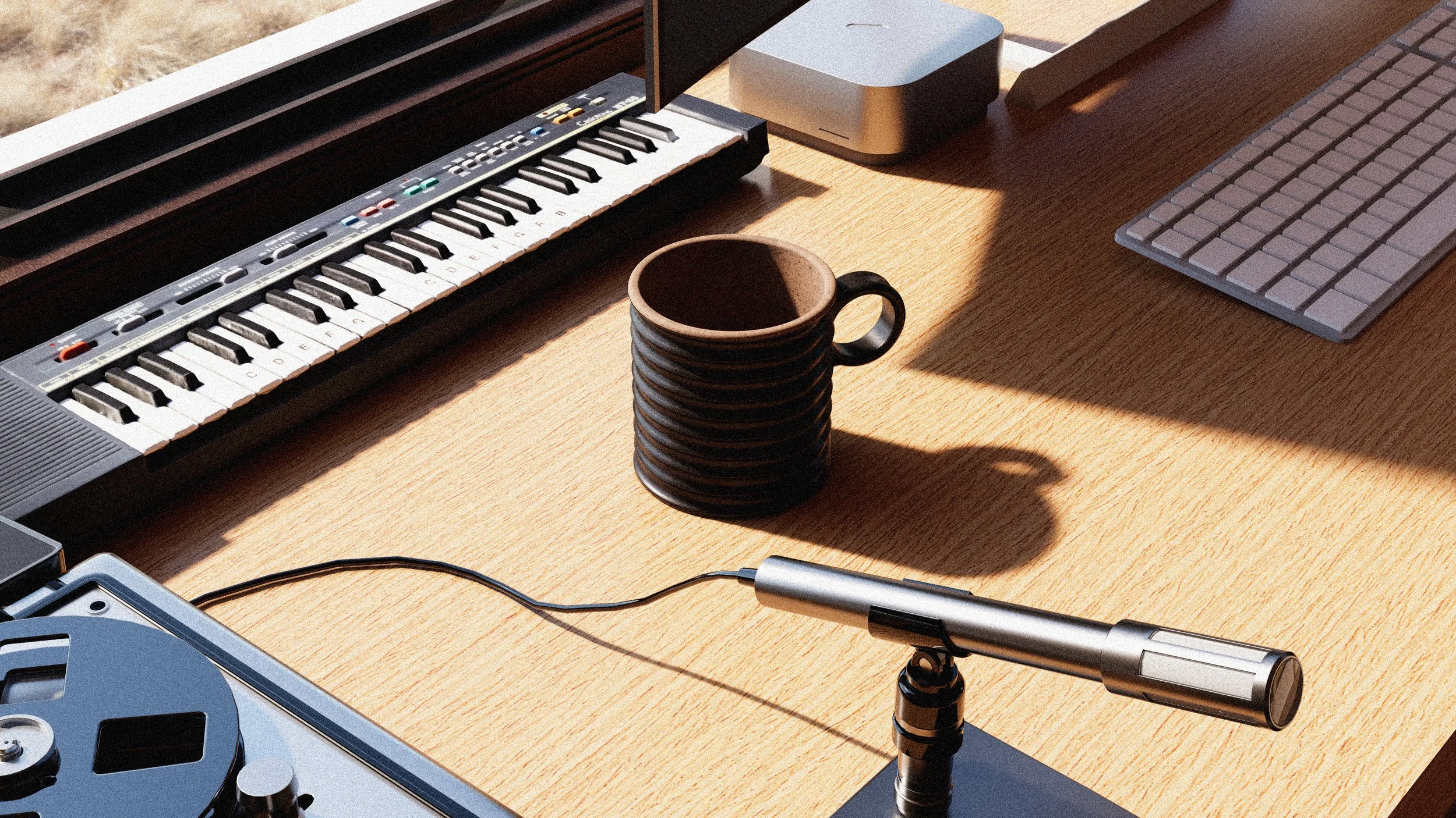 Kypellon Mug — Hand-thrown Stoneware Mug in a Black & Brown Speckled Glaze by Office Smith Waters