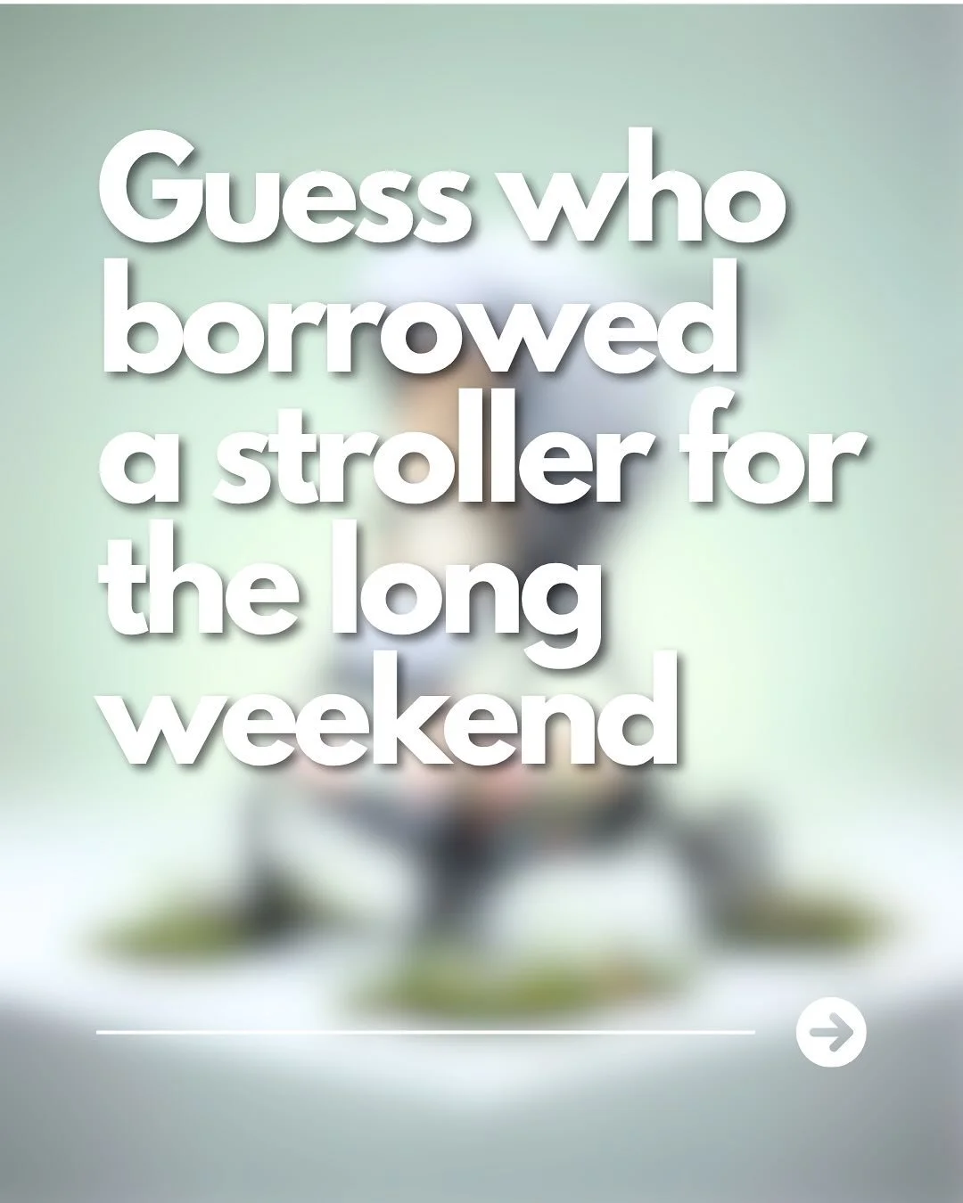 With a busy long weekend ahead of us somebody stopped by our headquarters to borrow a stroller. They said they need to cover long distances quickly, going up and down the hills and need lots of storage capacity for all the little treats they bring to