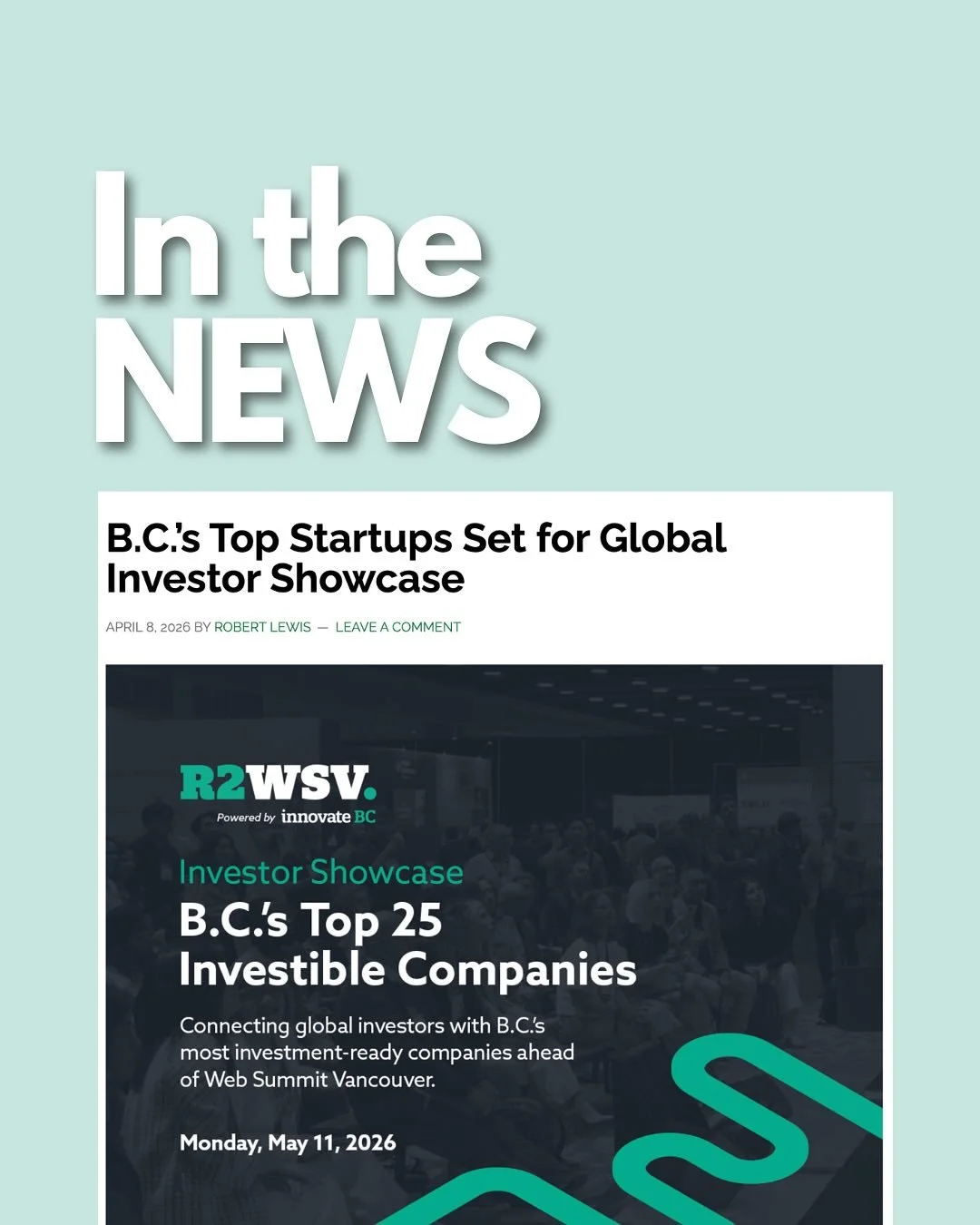 The only stroller born in Vancouver, Canada. We are proud of our roots and will be found on stage again this May at @websummit #demo #investorpitch #startup #startuppitch #pitchcompetition #smartstroller #babytech