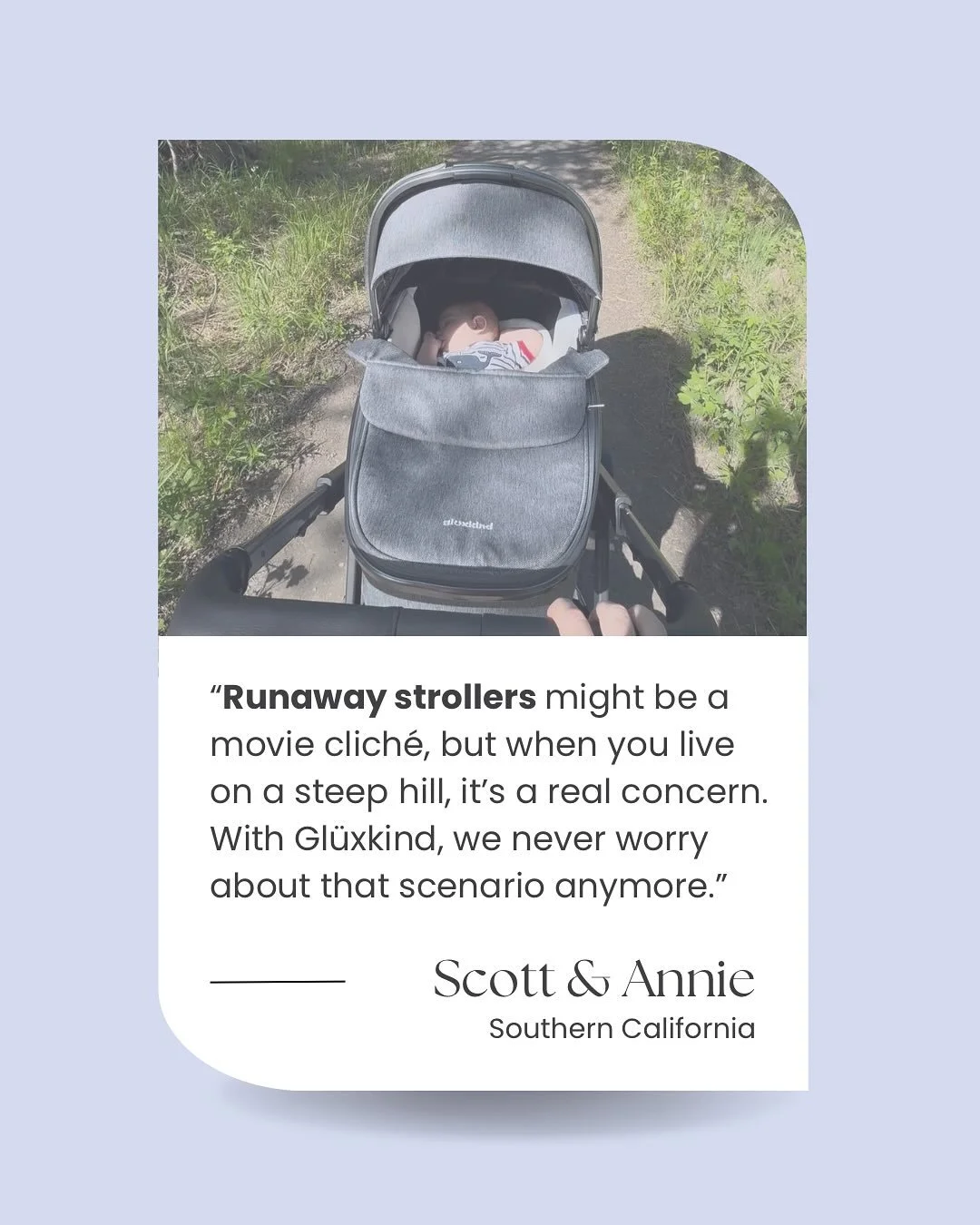 Runaway strollers should not be something you worry about when you venture out with your newborn. It&rsquo;s something Annie and Scott never worried about thanks to the auto stopping even on steep hills. 

#smartstroller #runawaystroller #electricstr