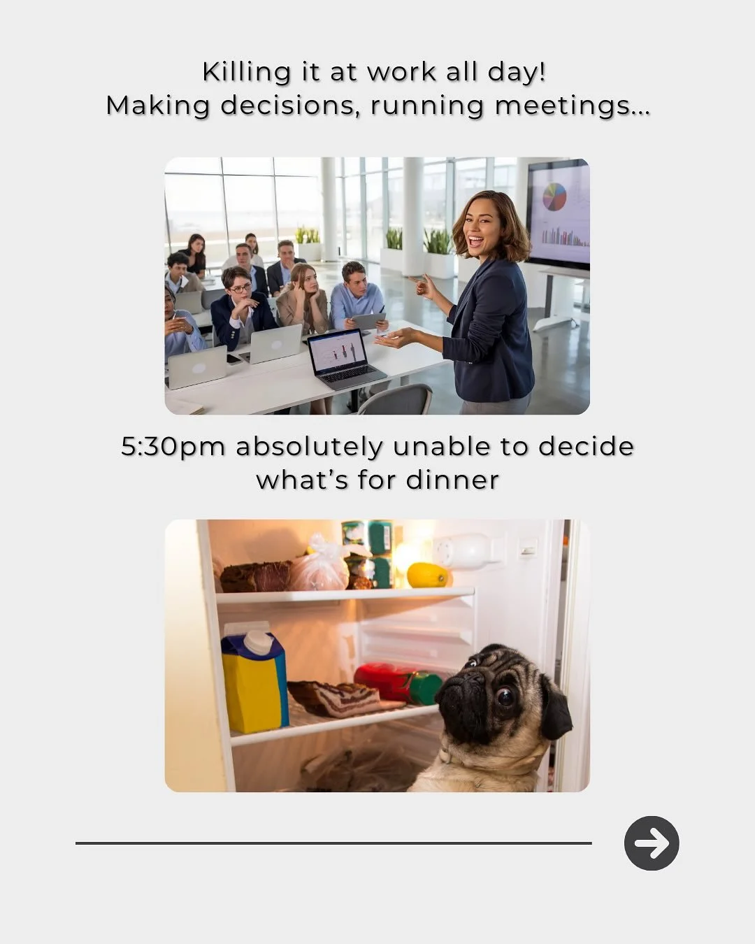 Not again - the dinner question! Why is it so damn hard, especially as we become parents and our kids start eating solids?? There might be help on the horizon! Check out our cheat code in the carousel. 
#lifeoptimized #parentinghacks #designedforreal