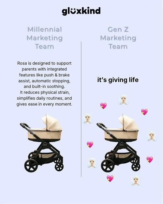 We had to. #millennial #millennialmom #genz #genzvibes #itsgivinglife #ofcourseitdoes #marketing #trending #mominfluencer