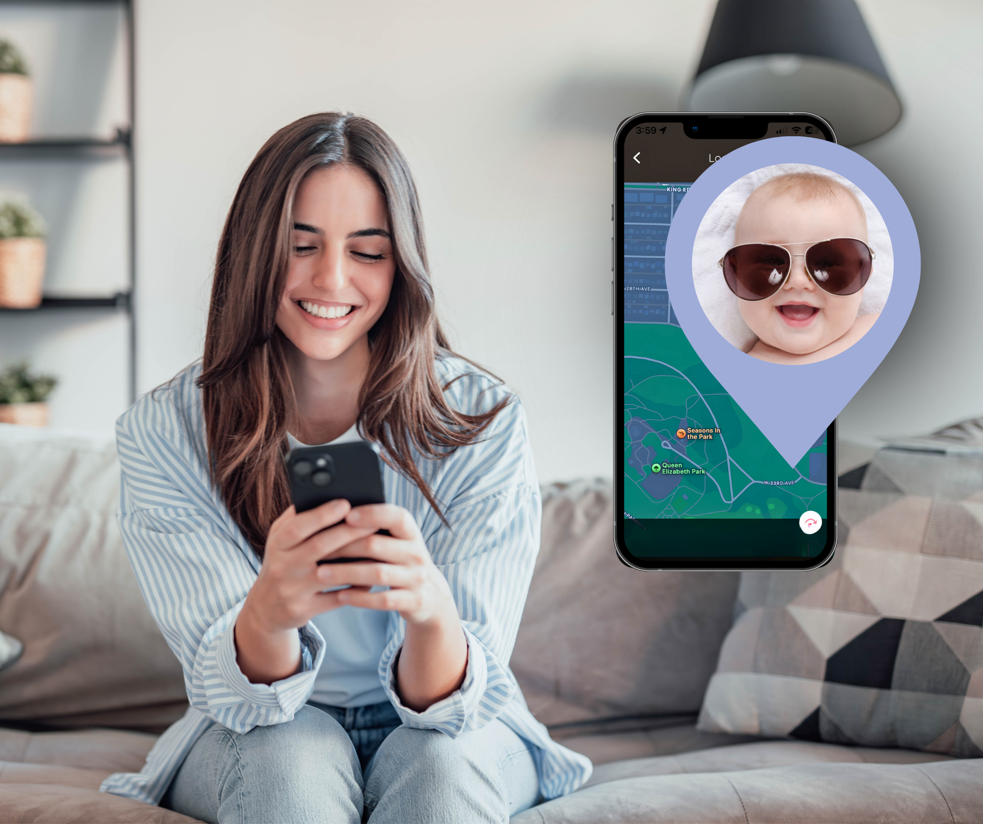 Glüxkind Companion App | White Noise, Tracking, Updates & Caregiver Access