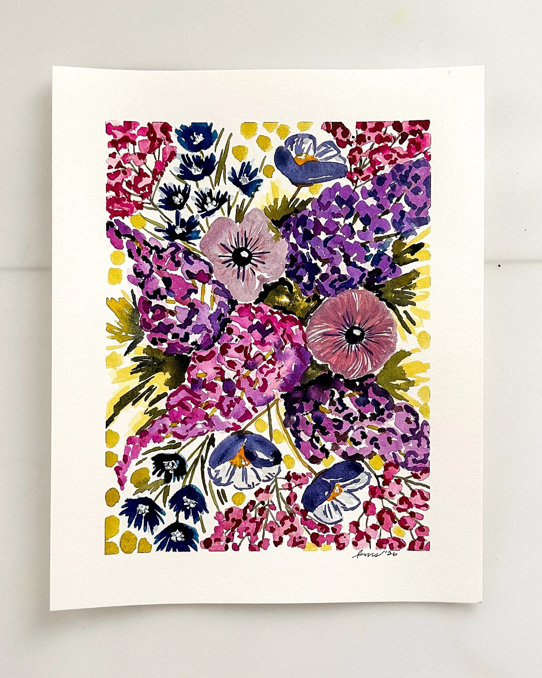 Abundant Garden - 8" x 10"