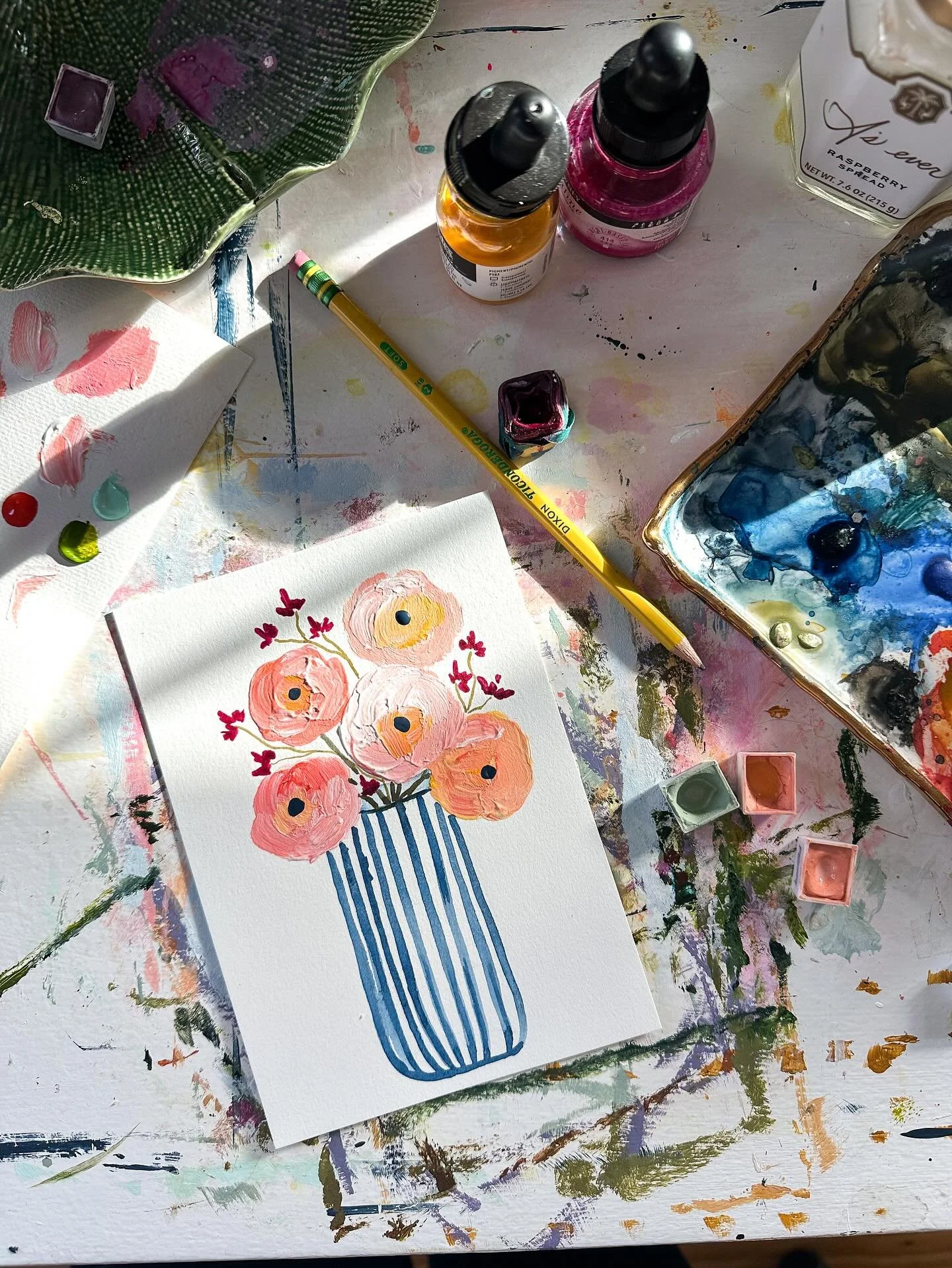 S T A T E  O F  T H E  S T U D I O : utter chaos the most beautiful mess you can make

Small businesses and makers have to be ten steps ahead always, which goes against my need to be here now and nowhere else. I actually LOATHE making plans in real l