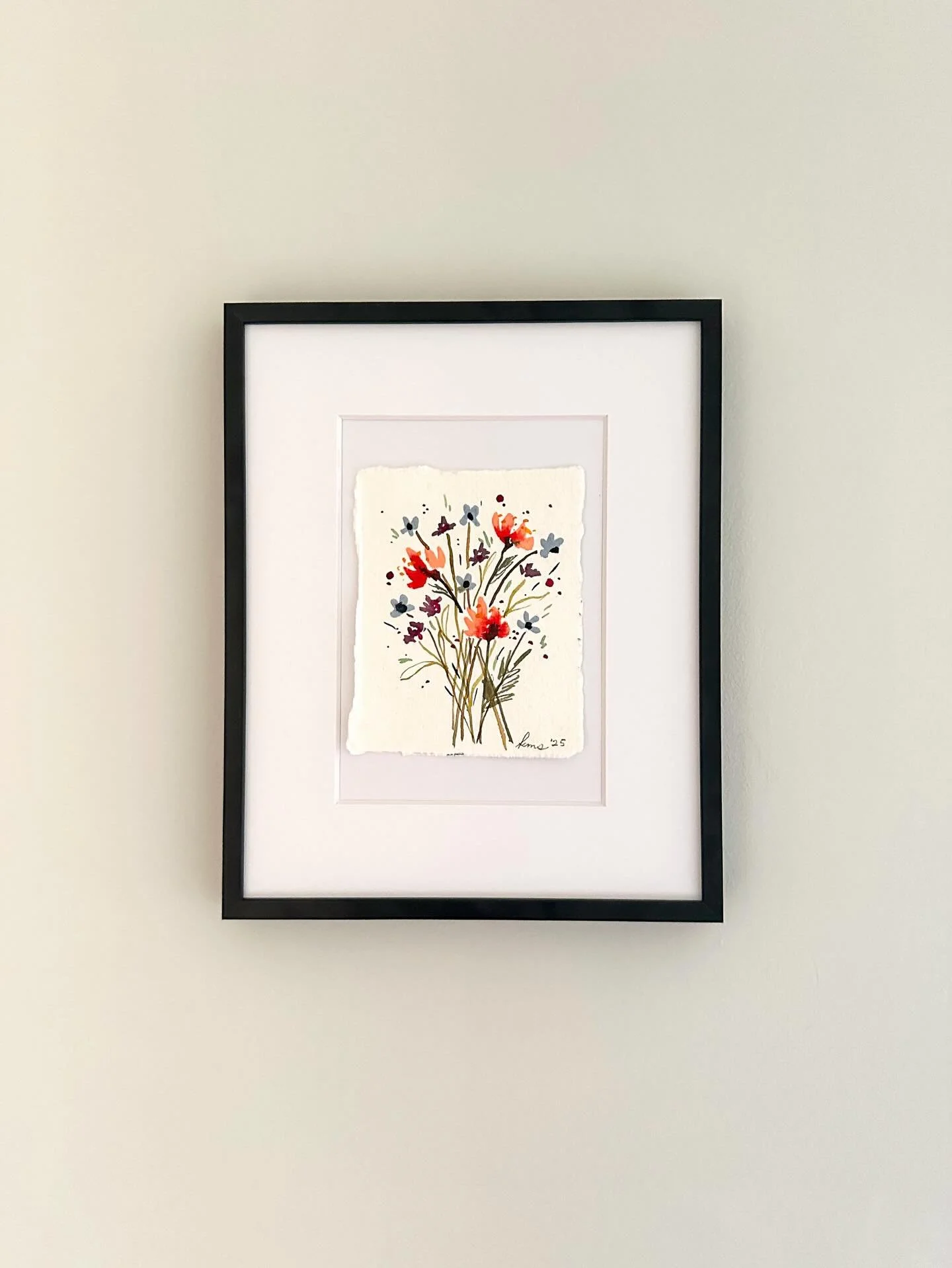 The happiest mini artwork. With surprise message of joyful wishes for 2026 on the back ✨ when you shop small, there is still real magic in this world. 

#smallshop #womanowned #artstudio