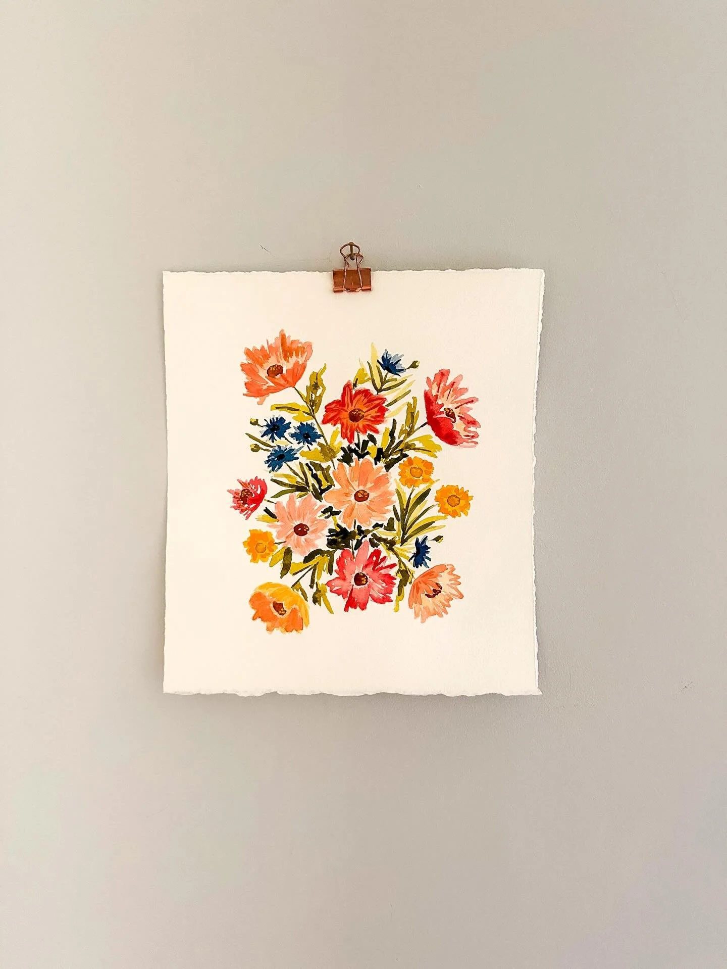 First collection of 2026 in the works. Watercolor + gouache florals on paper. They&rsquo;re bringing me joy. They&rsquo;re lifting my tired winter spirits. They&rsquo;re reminding me that beneath all that frozen ground, there is life. Nature is doing