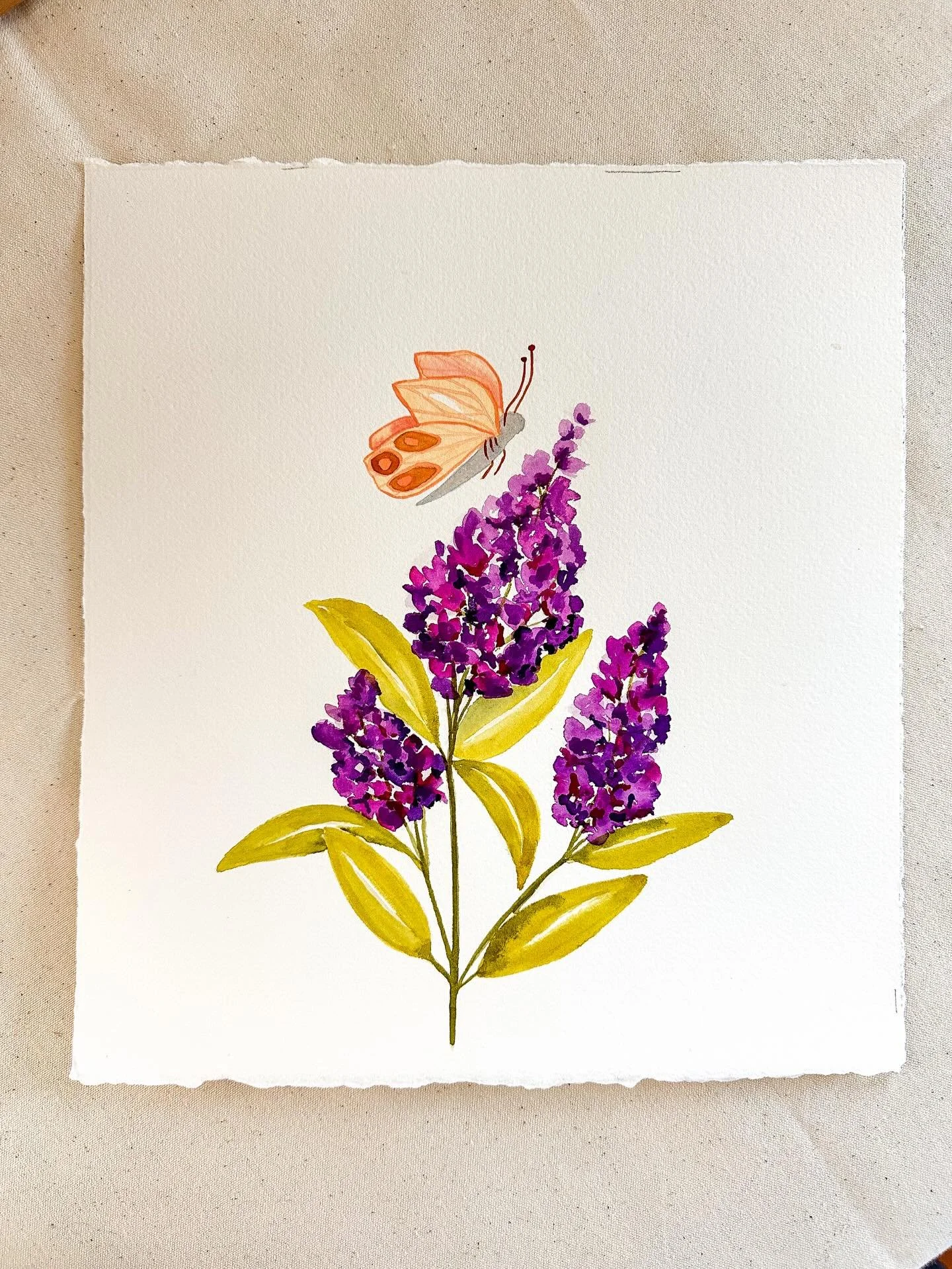 Garden visitors: a study 🦋 

I try hard not to wish away a season and just be here now, but man I miss my gardens something fierce this week. 

I&rsquo;ll keep painting away in the studio until it&rsquo;s time to go out and play again. Should I keep