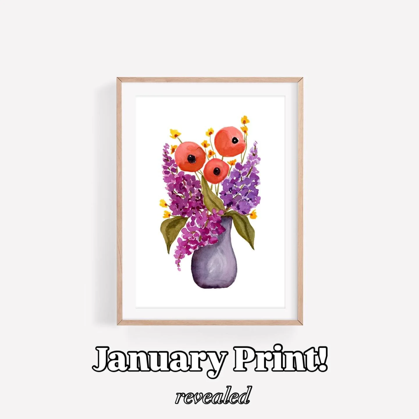 Anyone else need a winter pick-me-up? 🙋&zwj;♀️ While we let Mother Nature get her sleep, bring nature in with my abstract watercolor florals. Pops of color give a lovely dopamine boost and a reminder that Spring will come again. 

Join the Collector